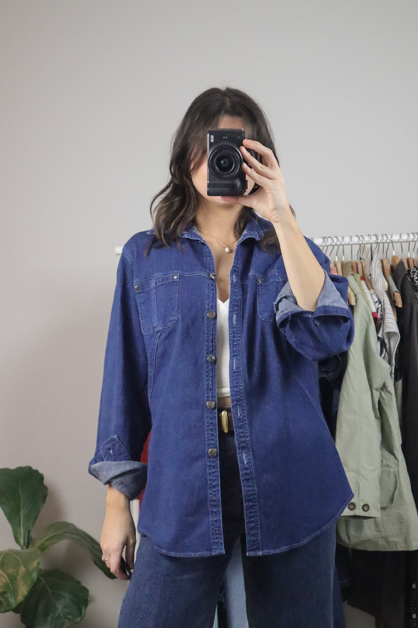 Made in Canada x Vintage x Denim Overshirt (S/M)
