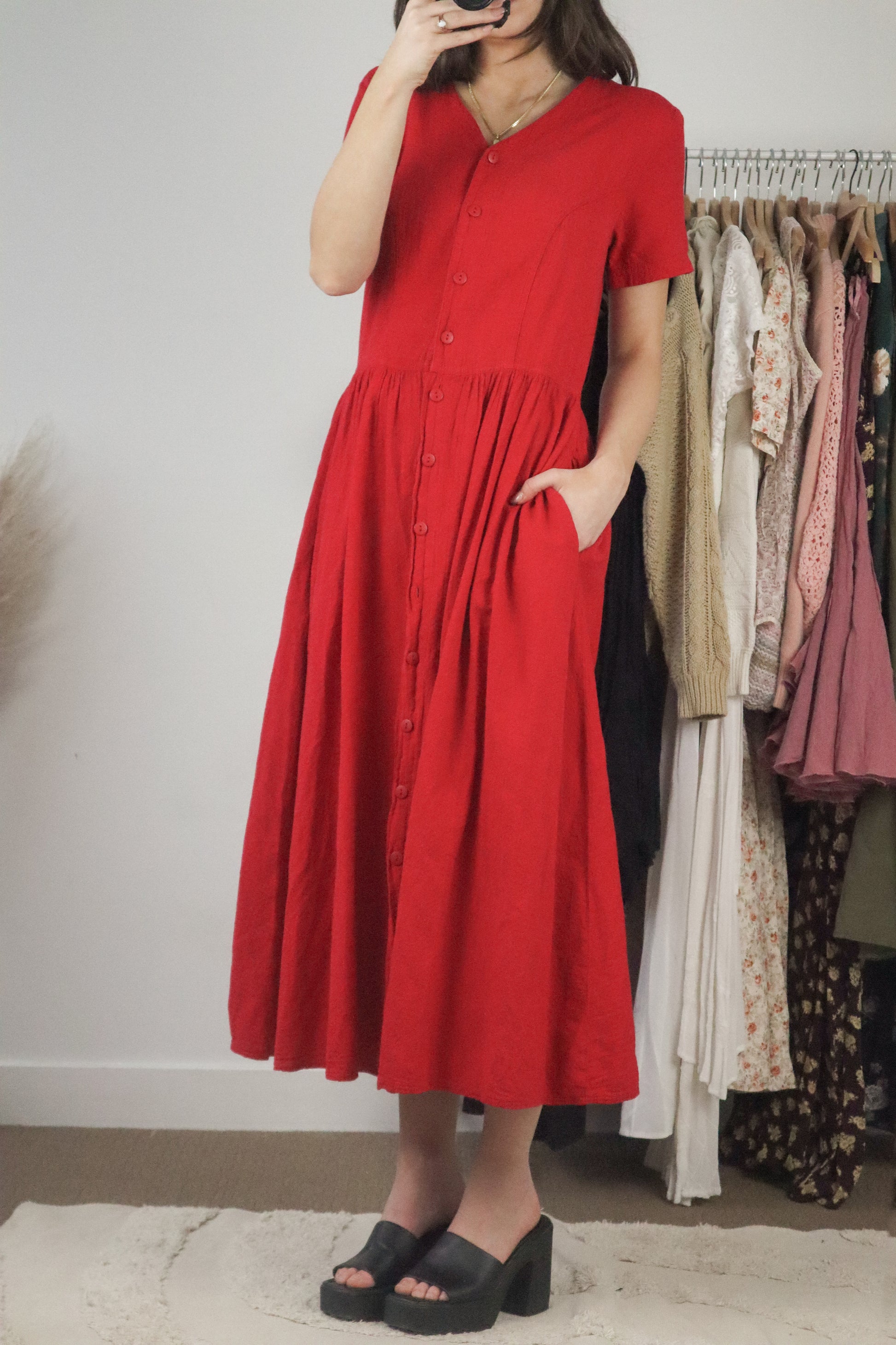 Made in Canada x Vintage x Button Down Dress (6/8)