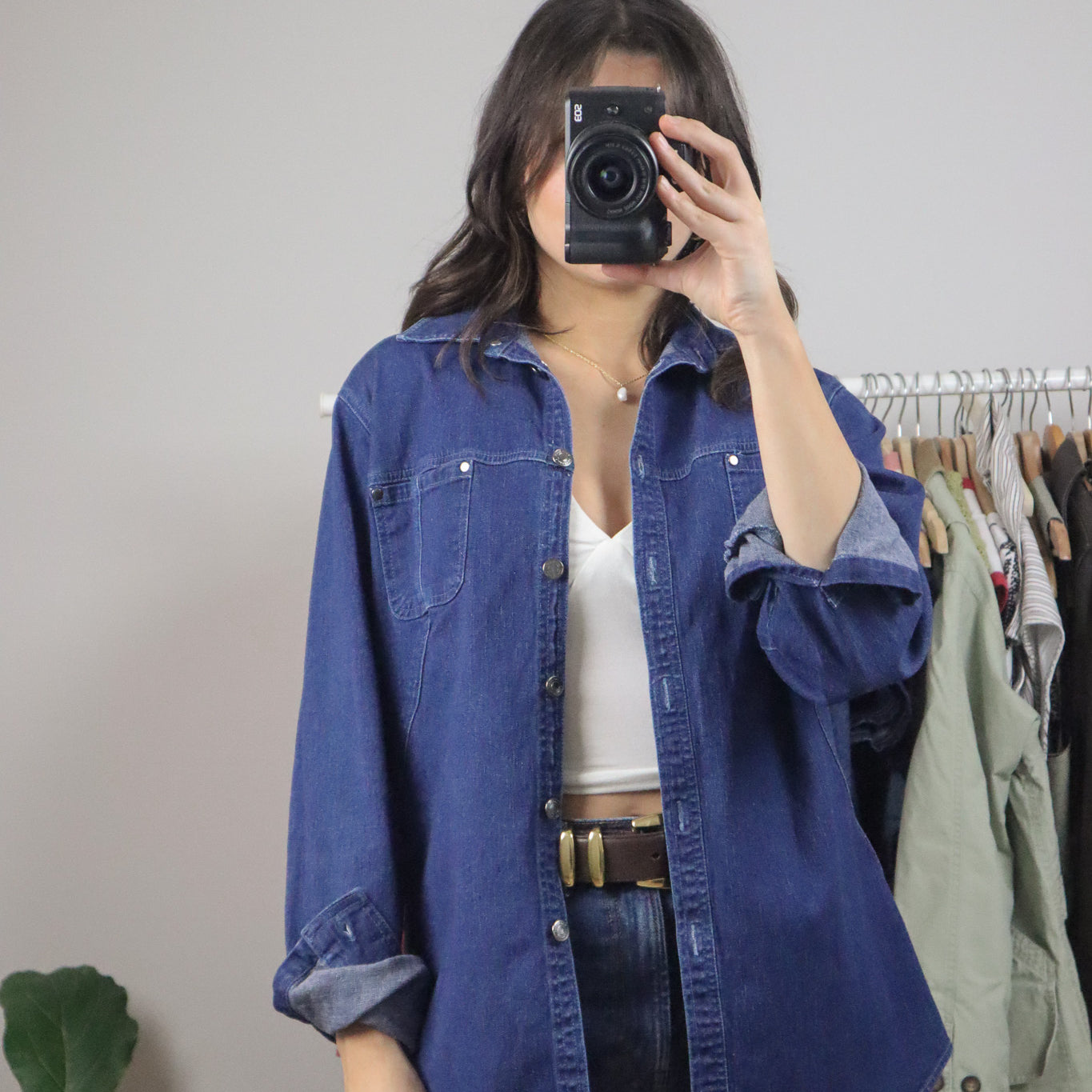 Made in Canada x Vintage x Denim Overshirt (S/M)