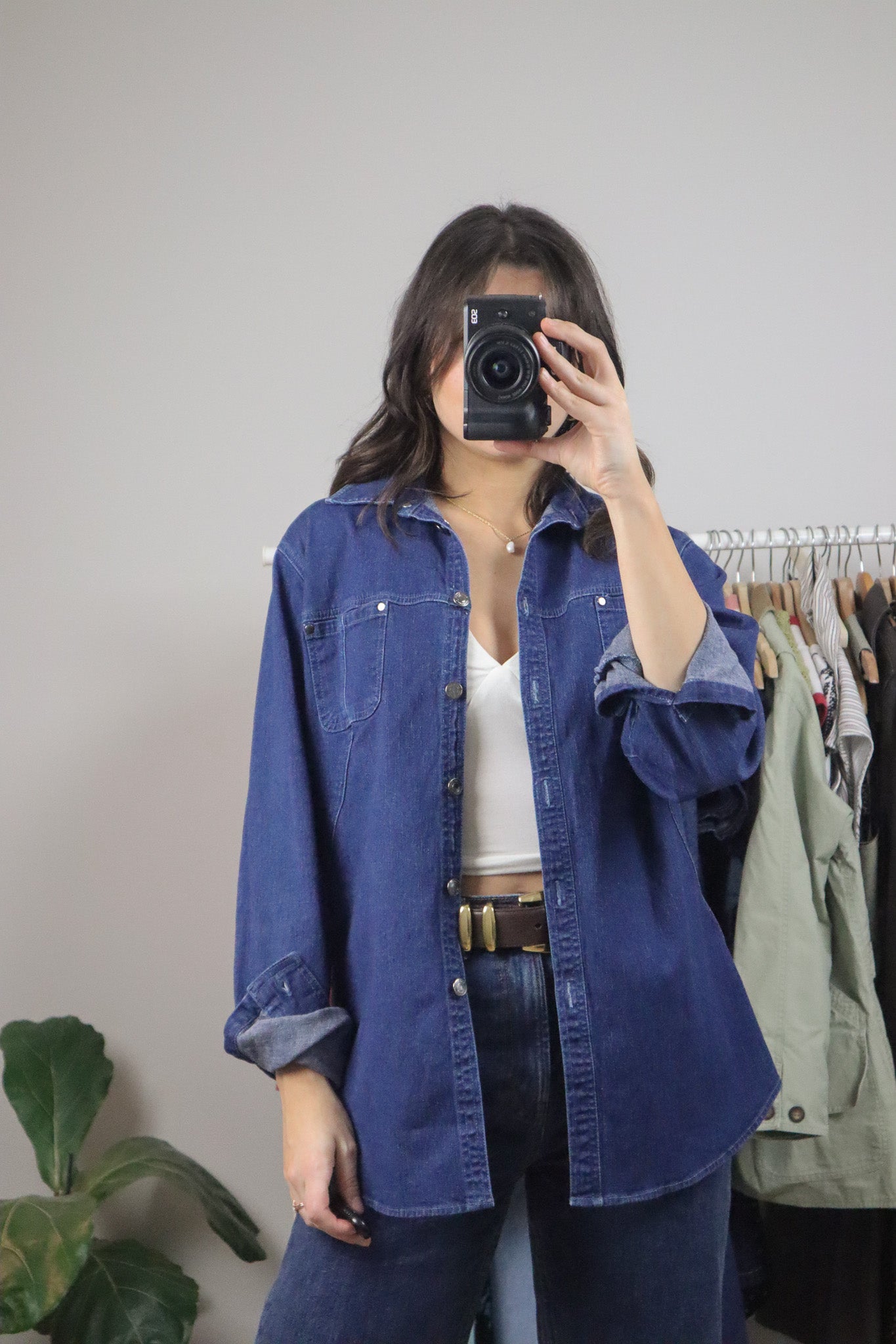 Made in Canada x Vintage x Denim Overshirt (S/M)
