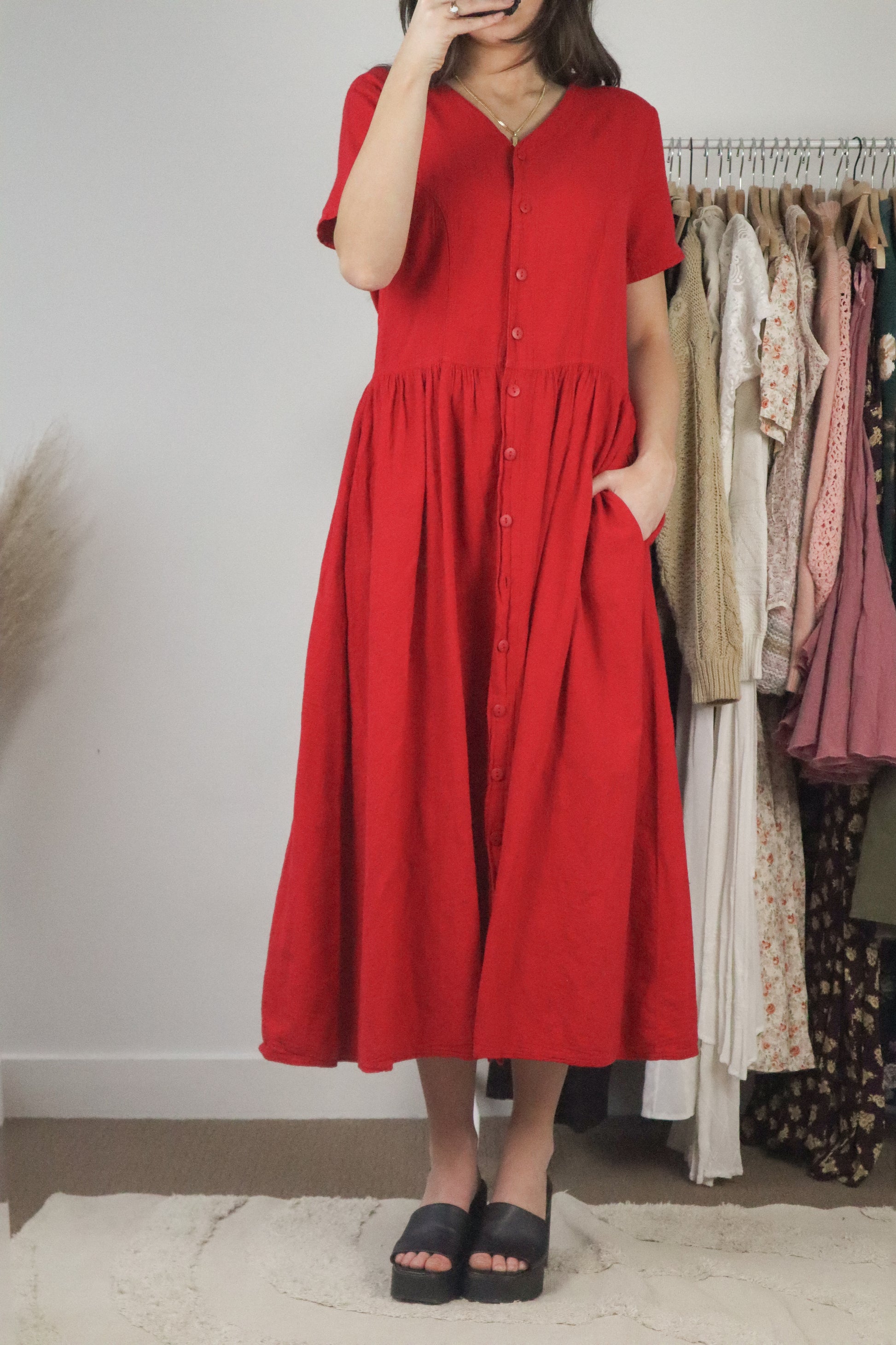 Made in Canada x Vintage x Button Down Dress (6/8)