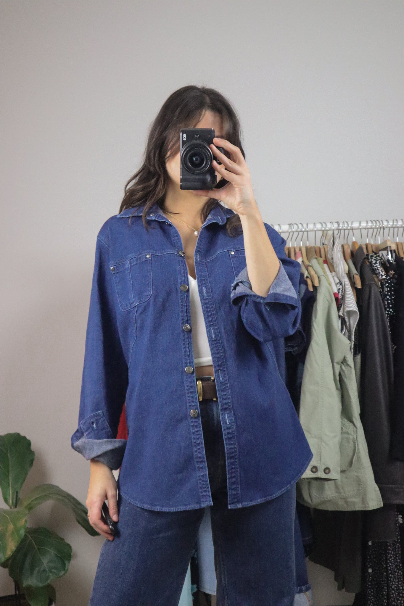Made in Canada x Vintage x Denim Overshirt (S/M)