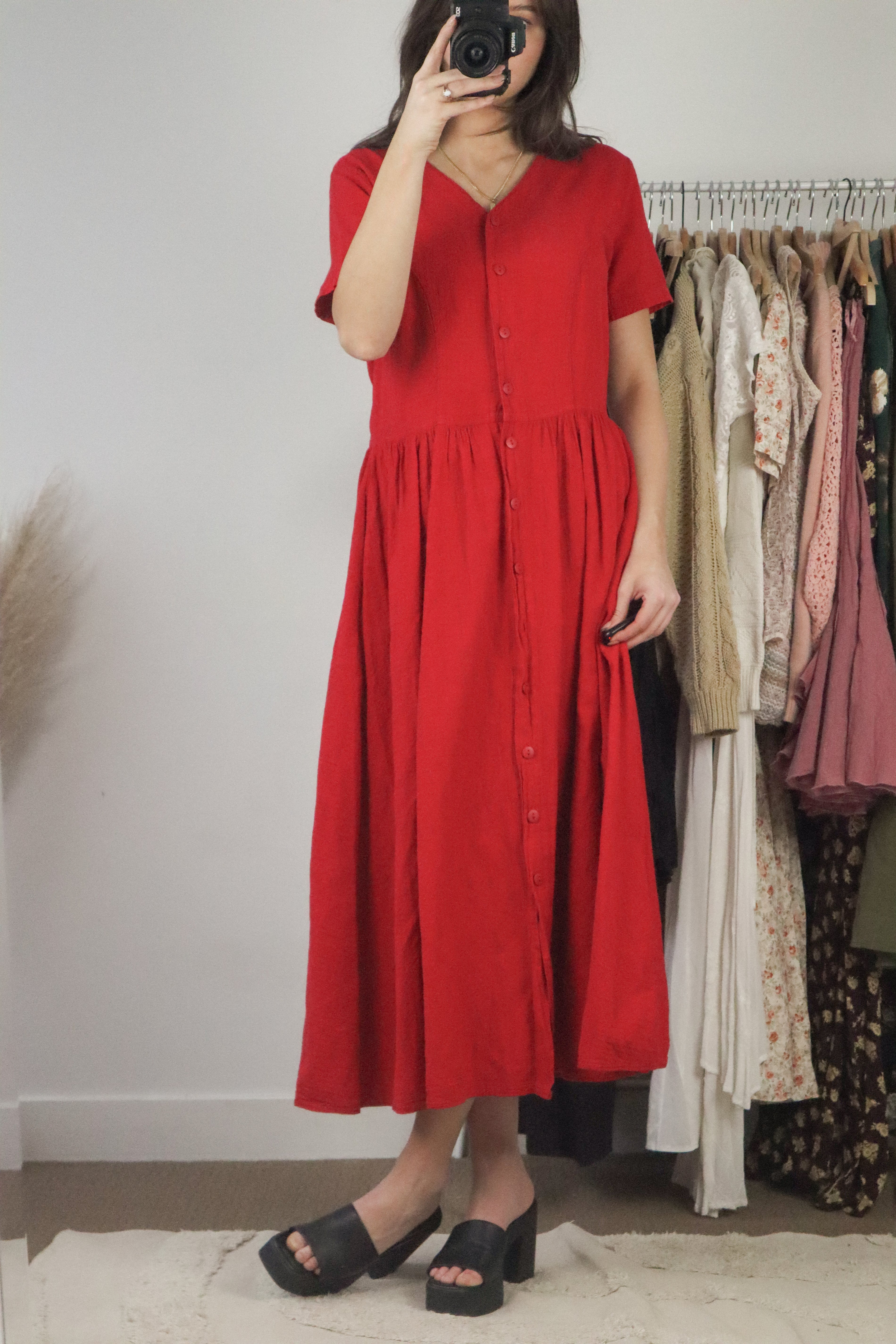 Made in Canada x Vintage x Button Down Dress (6/8)