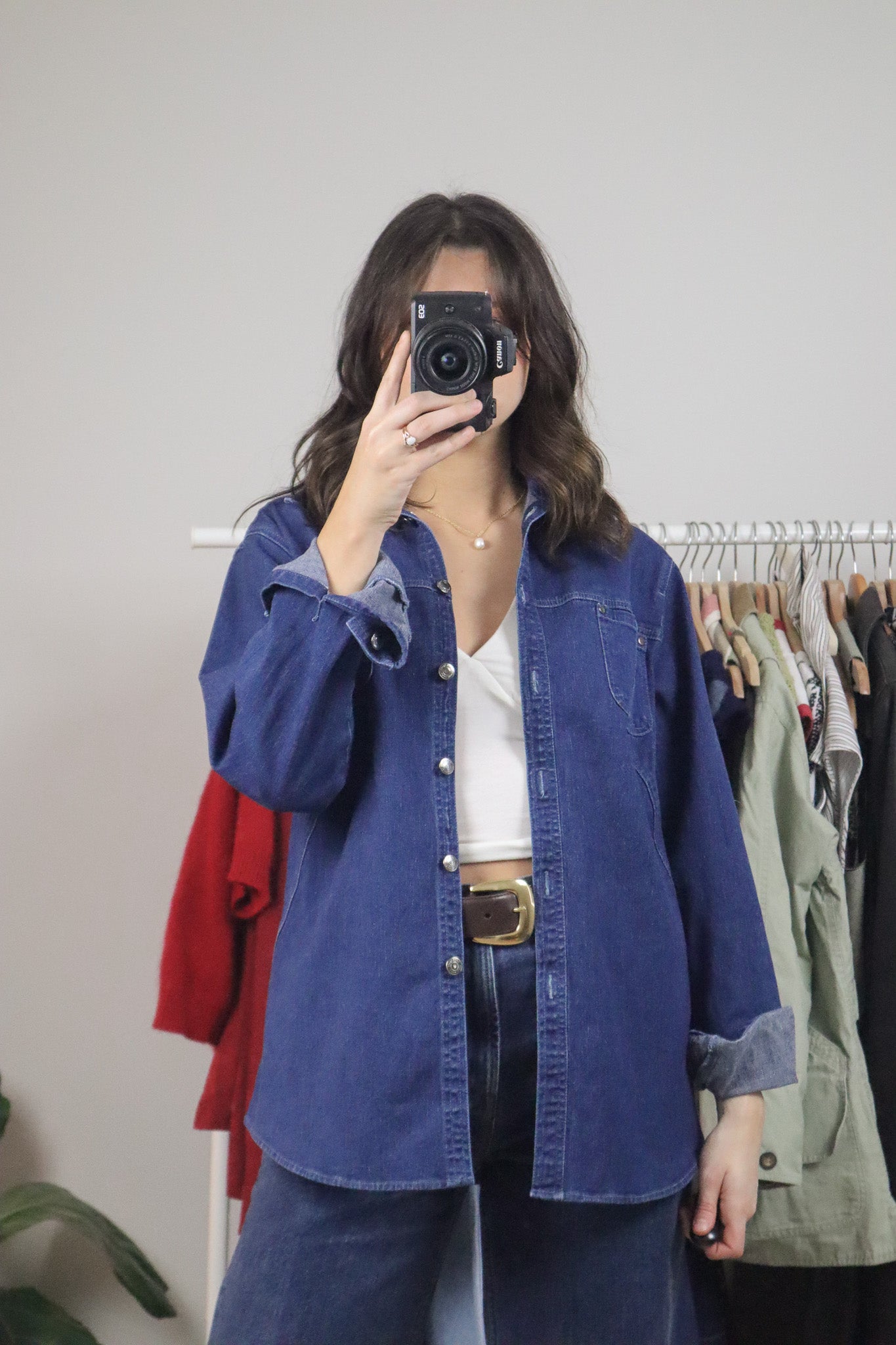Made in Canada x Vintage x Denim Overshirt (S/M)