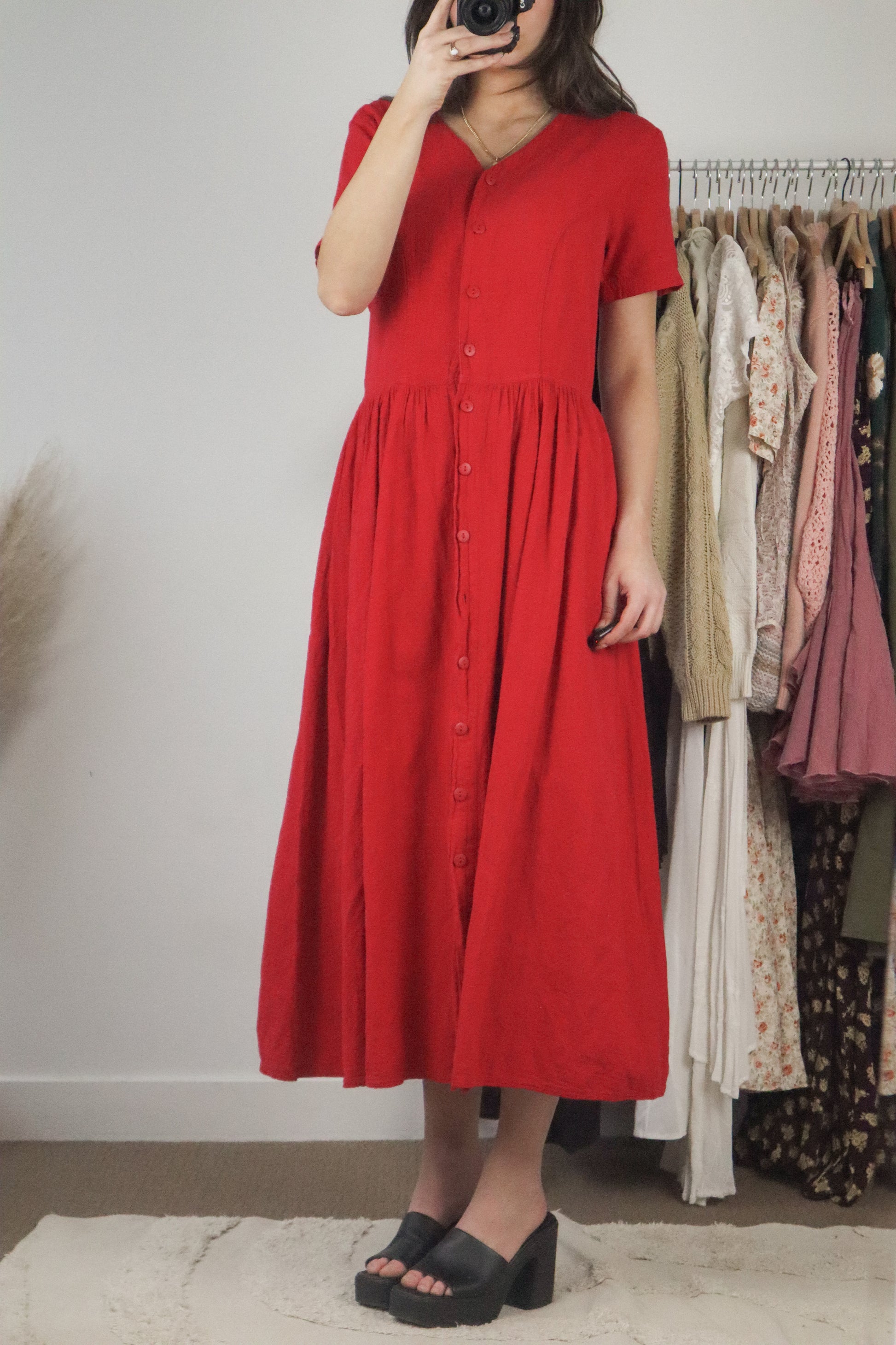 Made in Canada x Vintage x Button Down Dress (6/8)