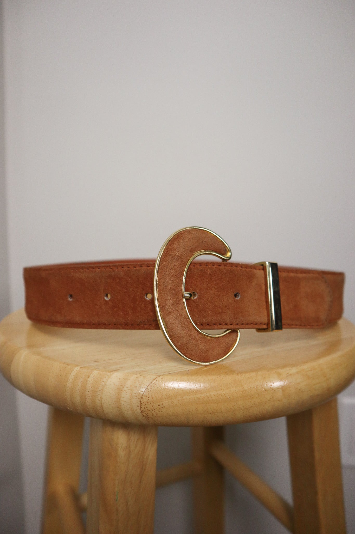 Vintage x Suede Belt (M/L)