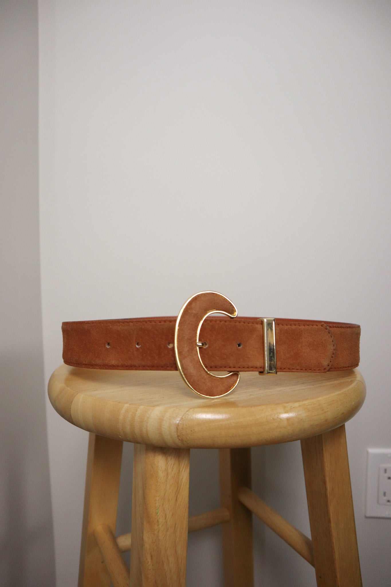 Vintage x Suede Belt (M/L)