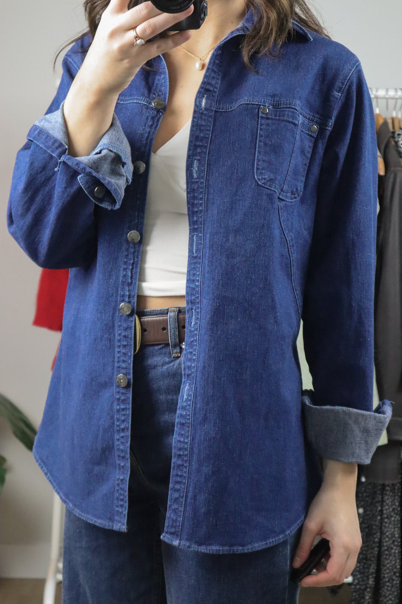 Made in Canada x Vintage x Denim Overshirt (S/M)