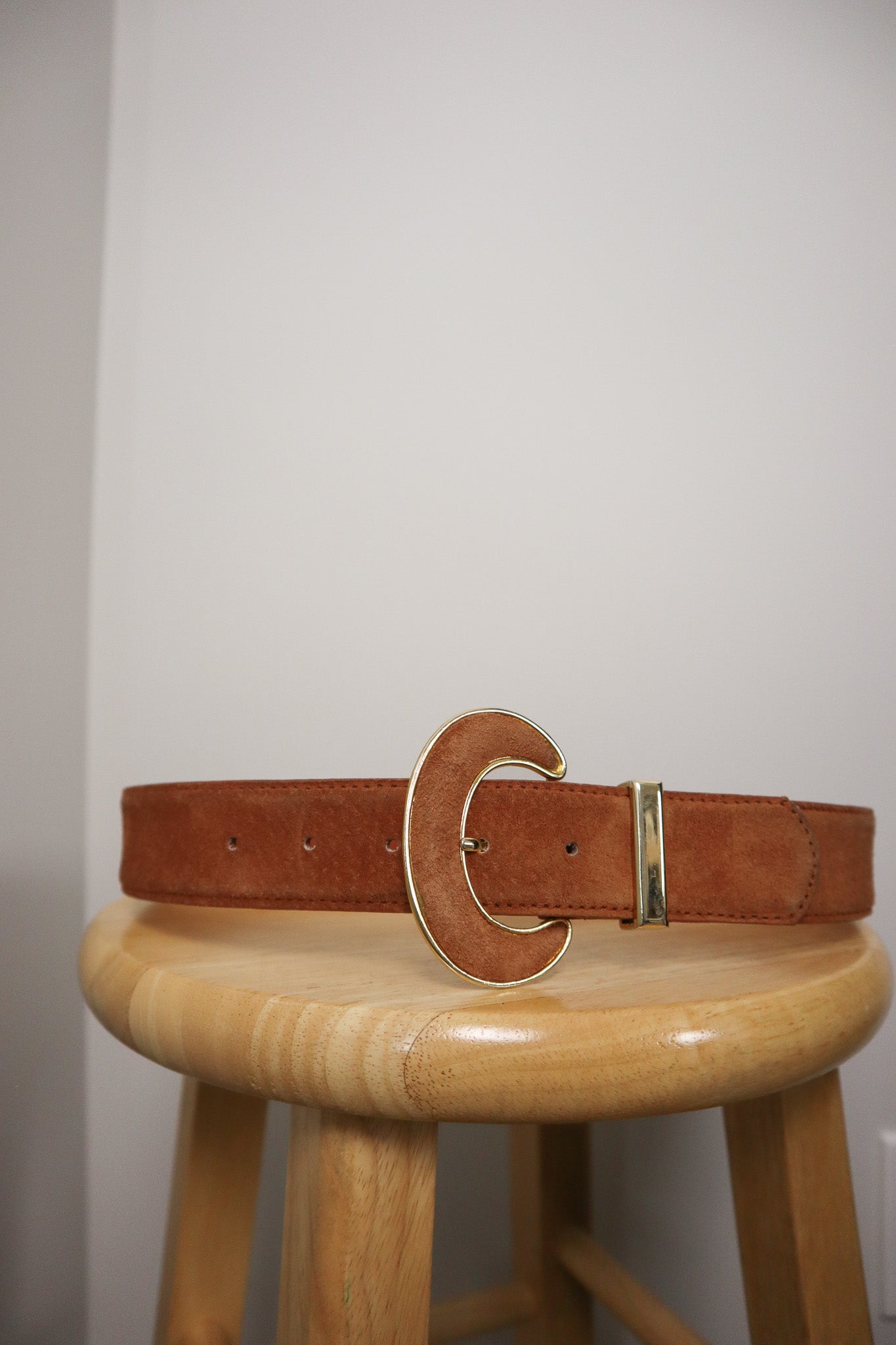 Vintage x Suede Belt (M/L)