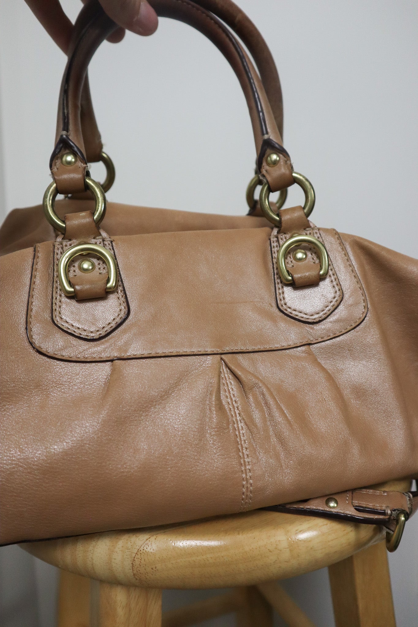 Vintage x Leather Coach Bag