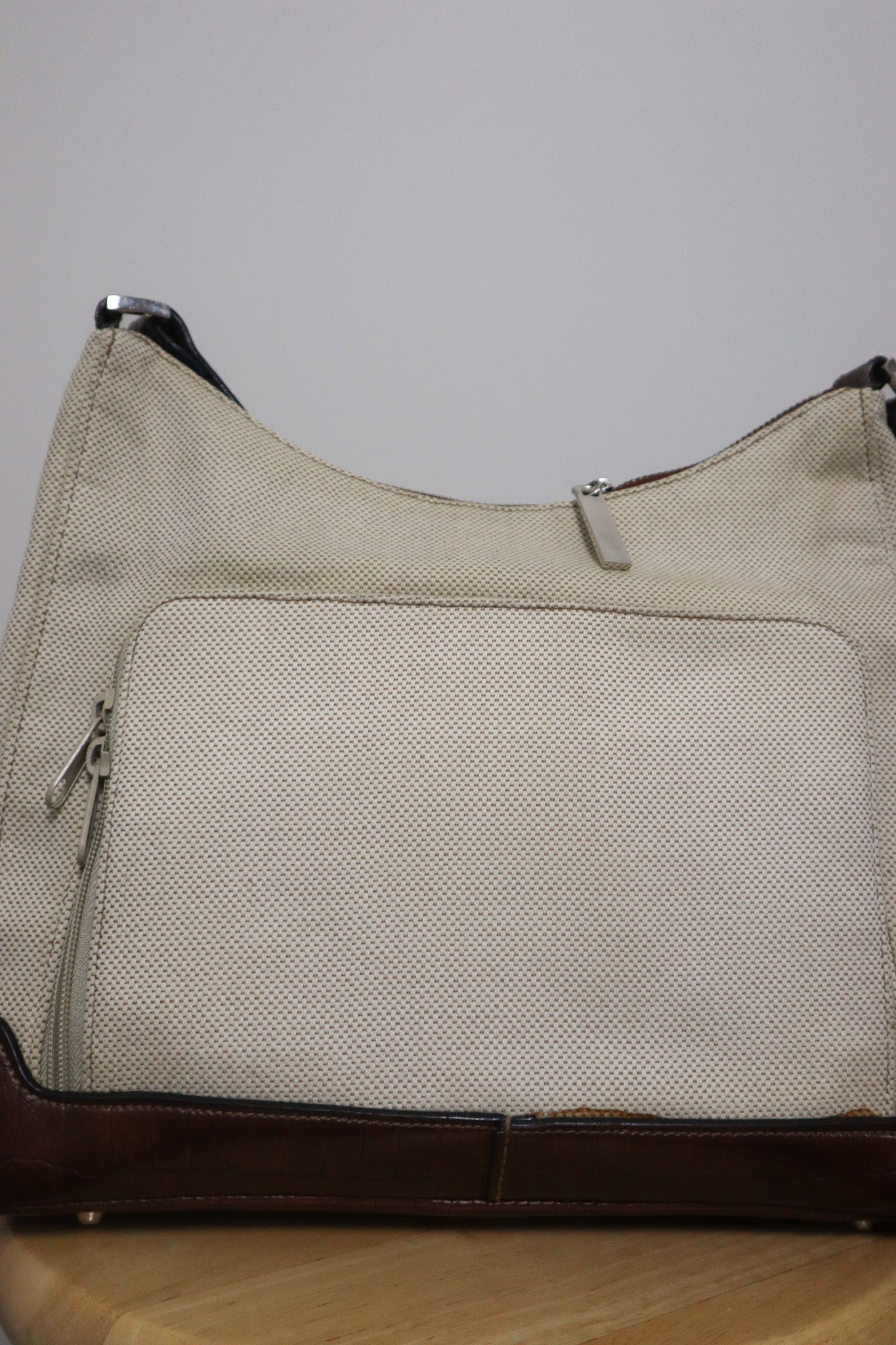 Vintage x Fabric & Faux Leather Purse