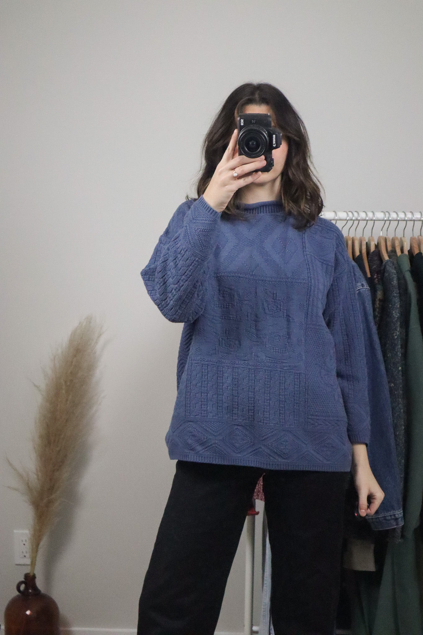 Made in Canada x Vintage x Textured Knit (M/L)