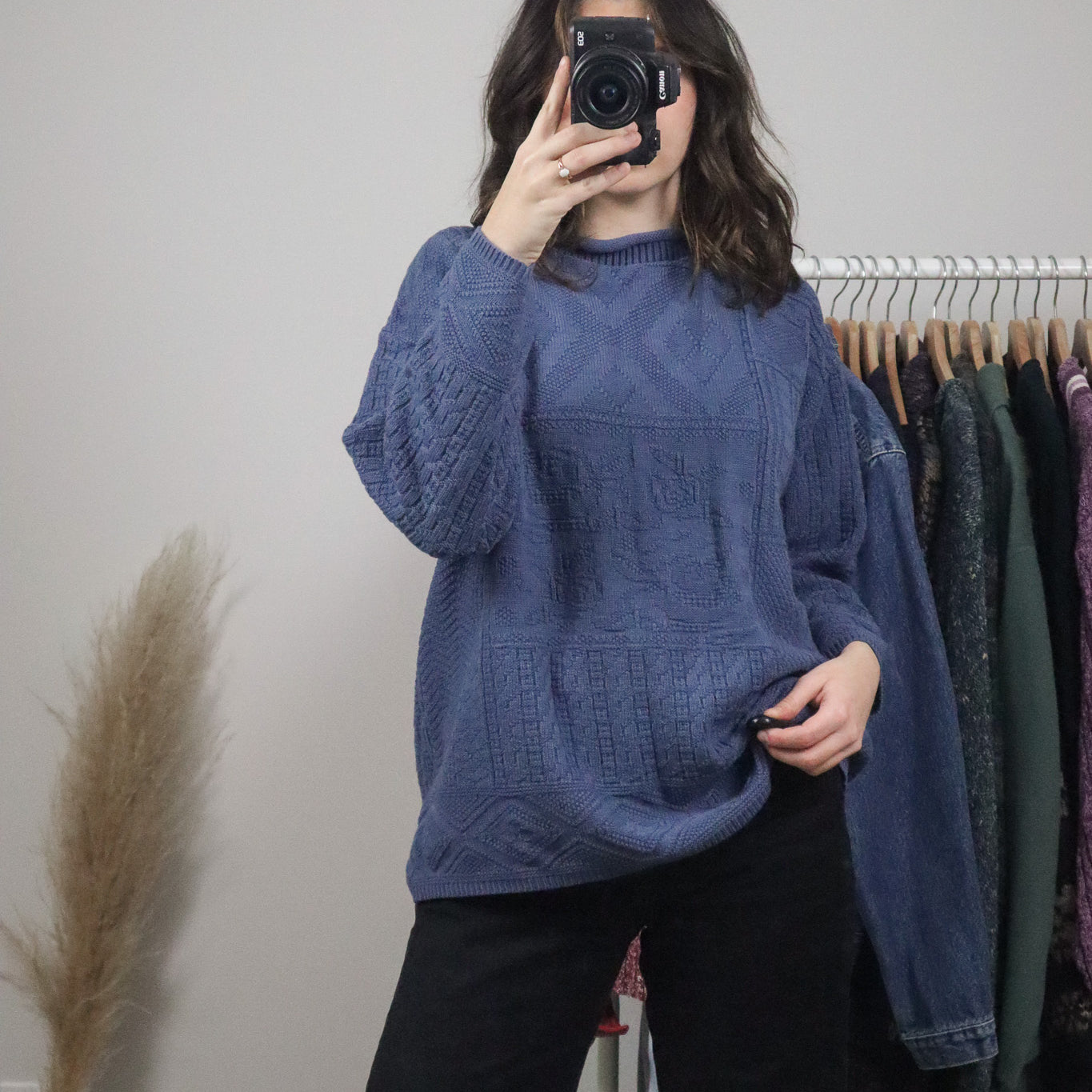 Made in Canada x Vintage x Textured Knit (M/L)
