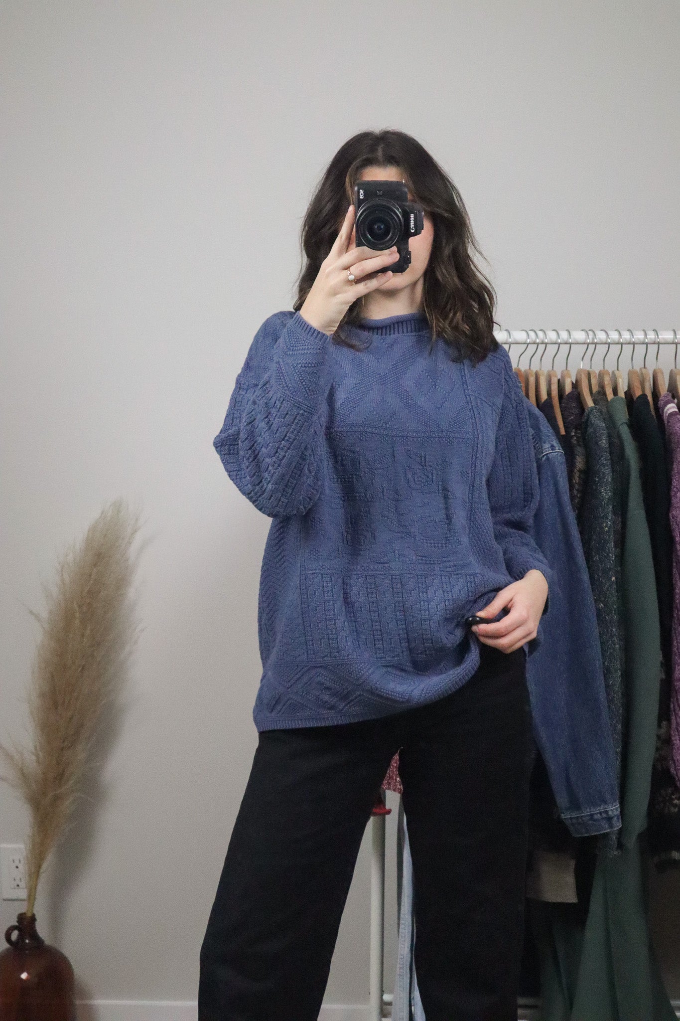 Made in Canada x Vintage x Textured Knit (M/L)