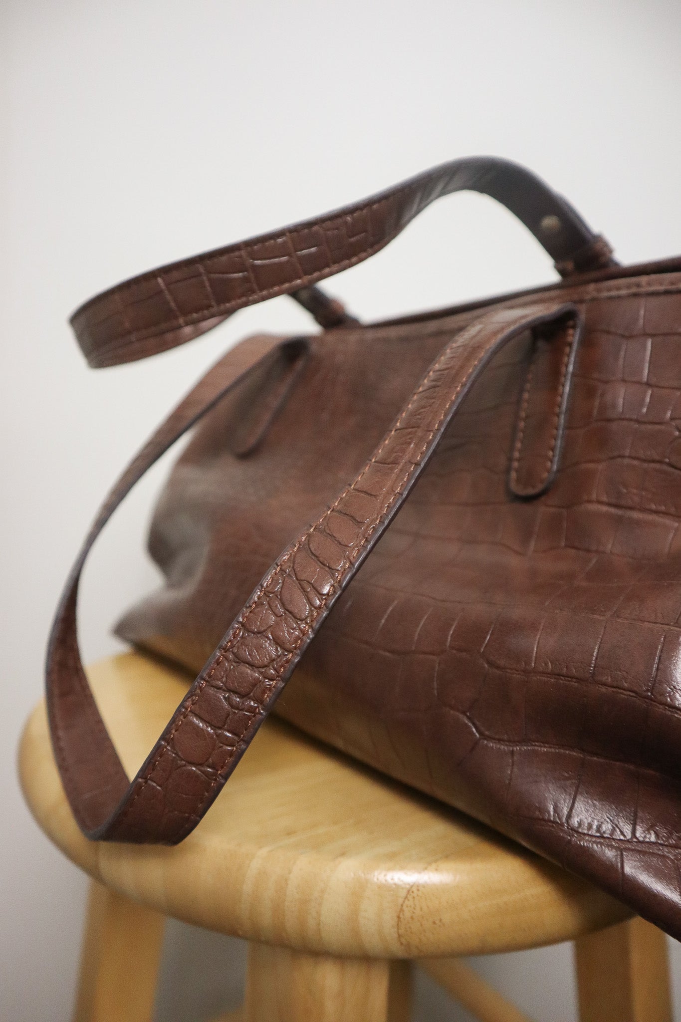 Vintage x Faux Leather Purse