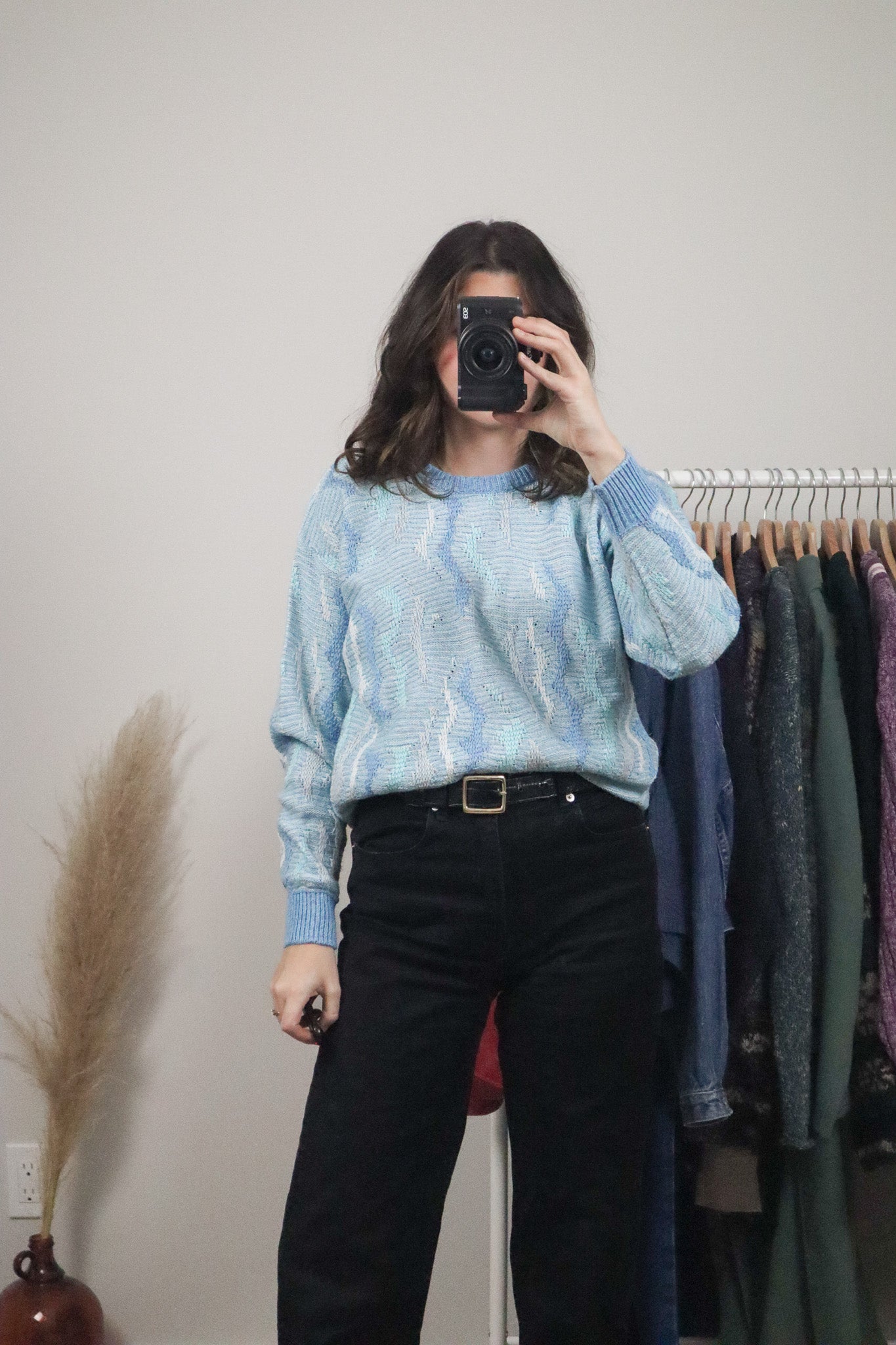 Made in Italy x Vintage x Textured Patterned Knit (XS/S)