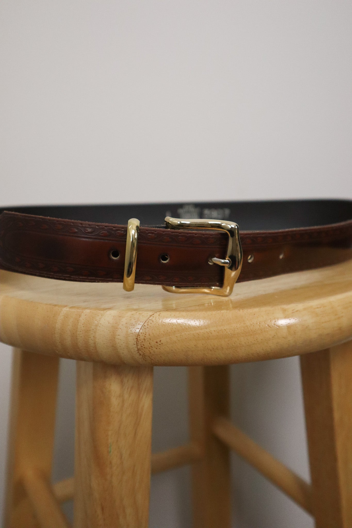 Made in Canada x Vintage x Leather Belt (S/M)