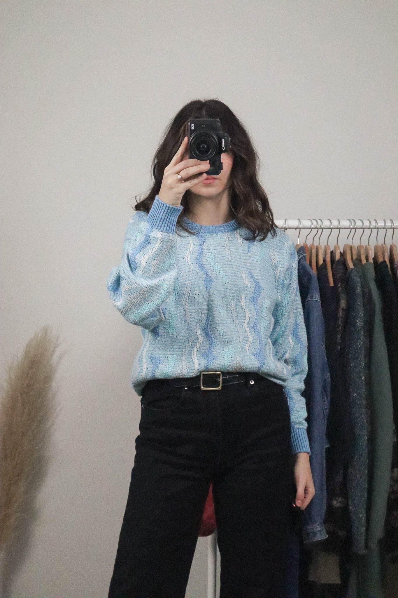 Made in Italy x Vintage x Textured Patterned Knit (XS/S)