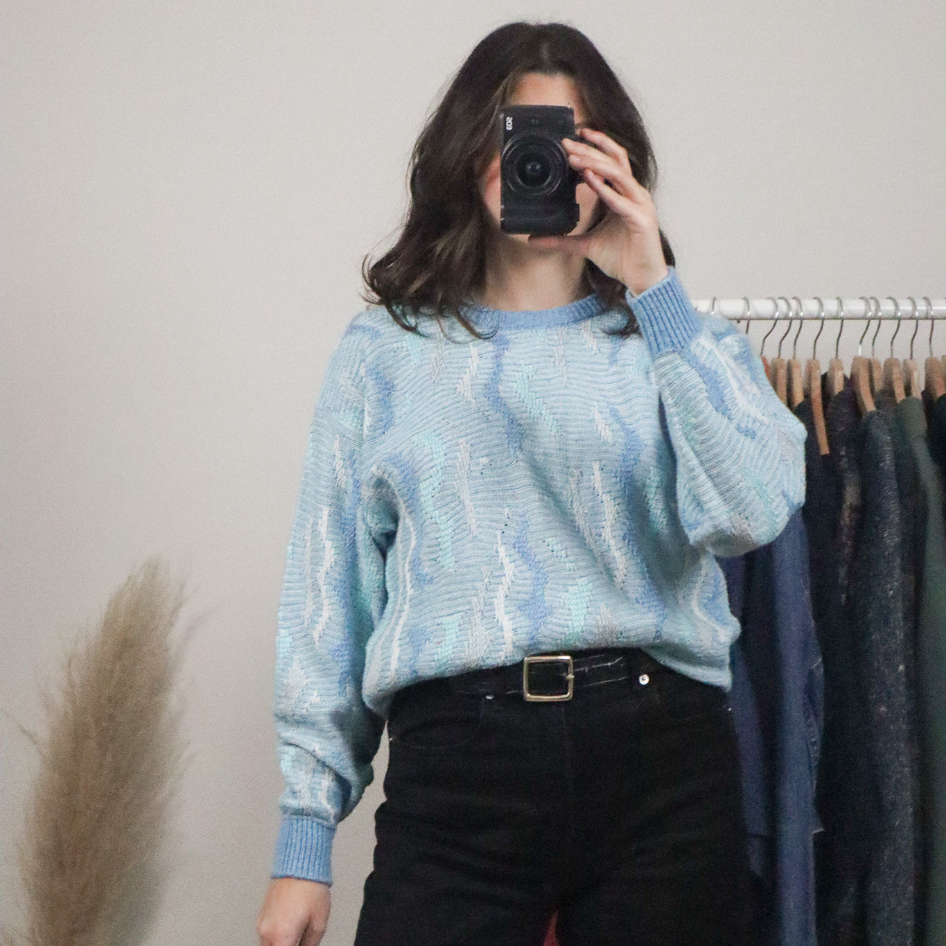 Made in Italy x Vintage x Textured Patterned Knit (XS/S)