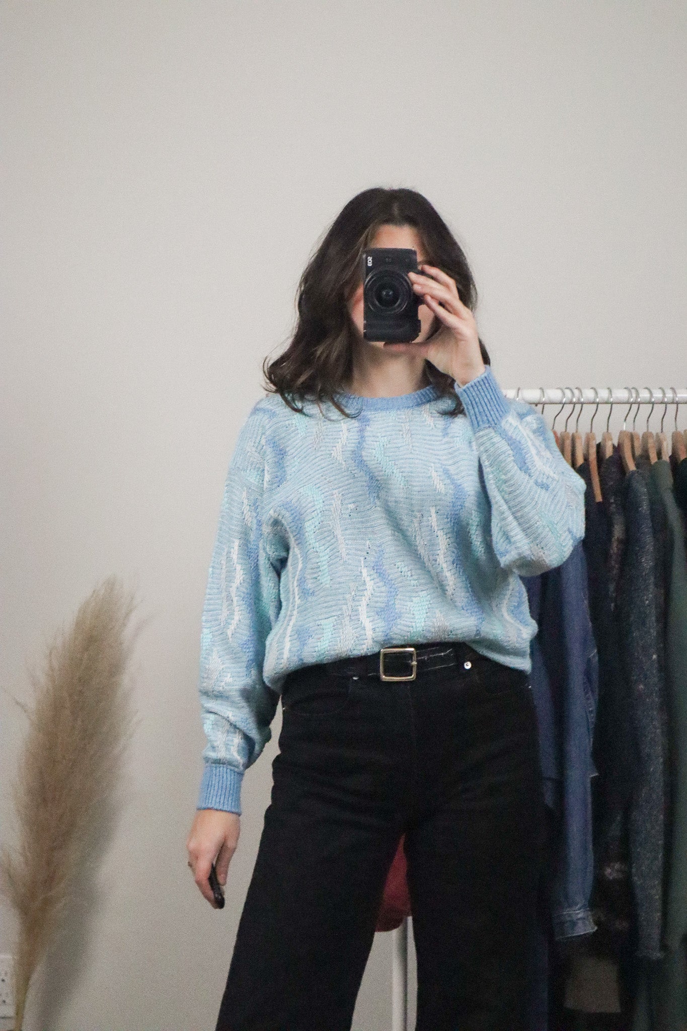 Made in Italy x Vintage x Textured Patterned Knit (XS/S)