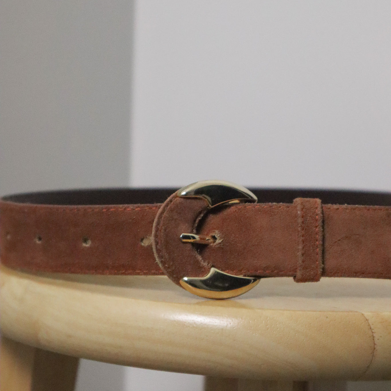 Vintage x Suede Belt (S/M)