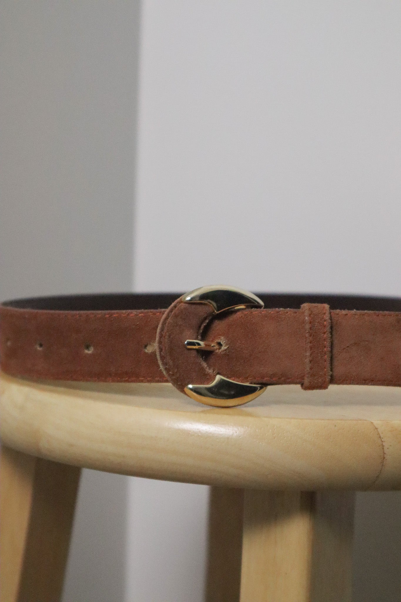 Vintage x Suede Belt (S/M)