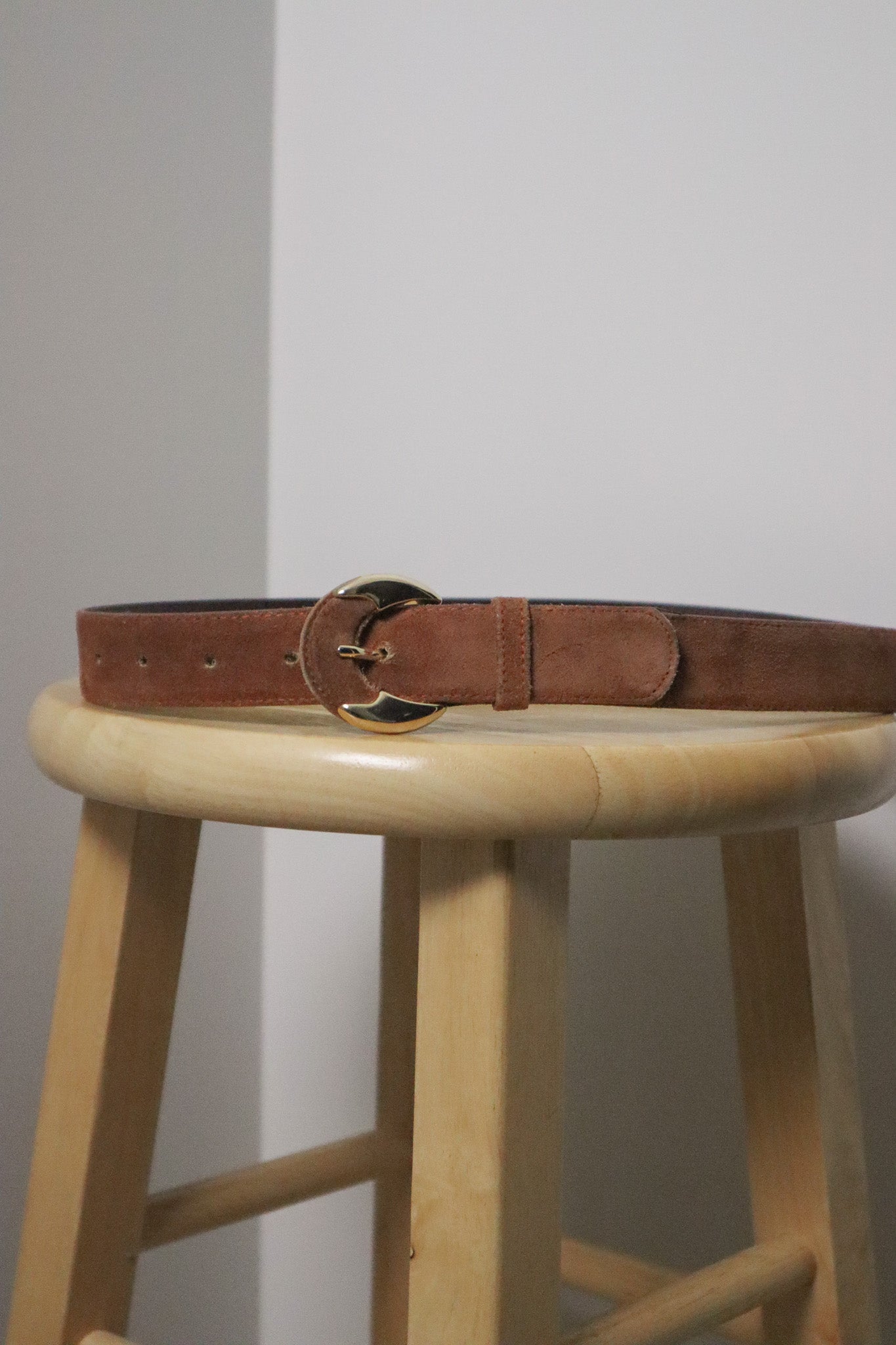 Vintage x Suede Belt (S/M)