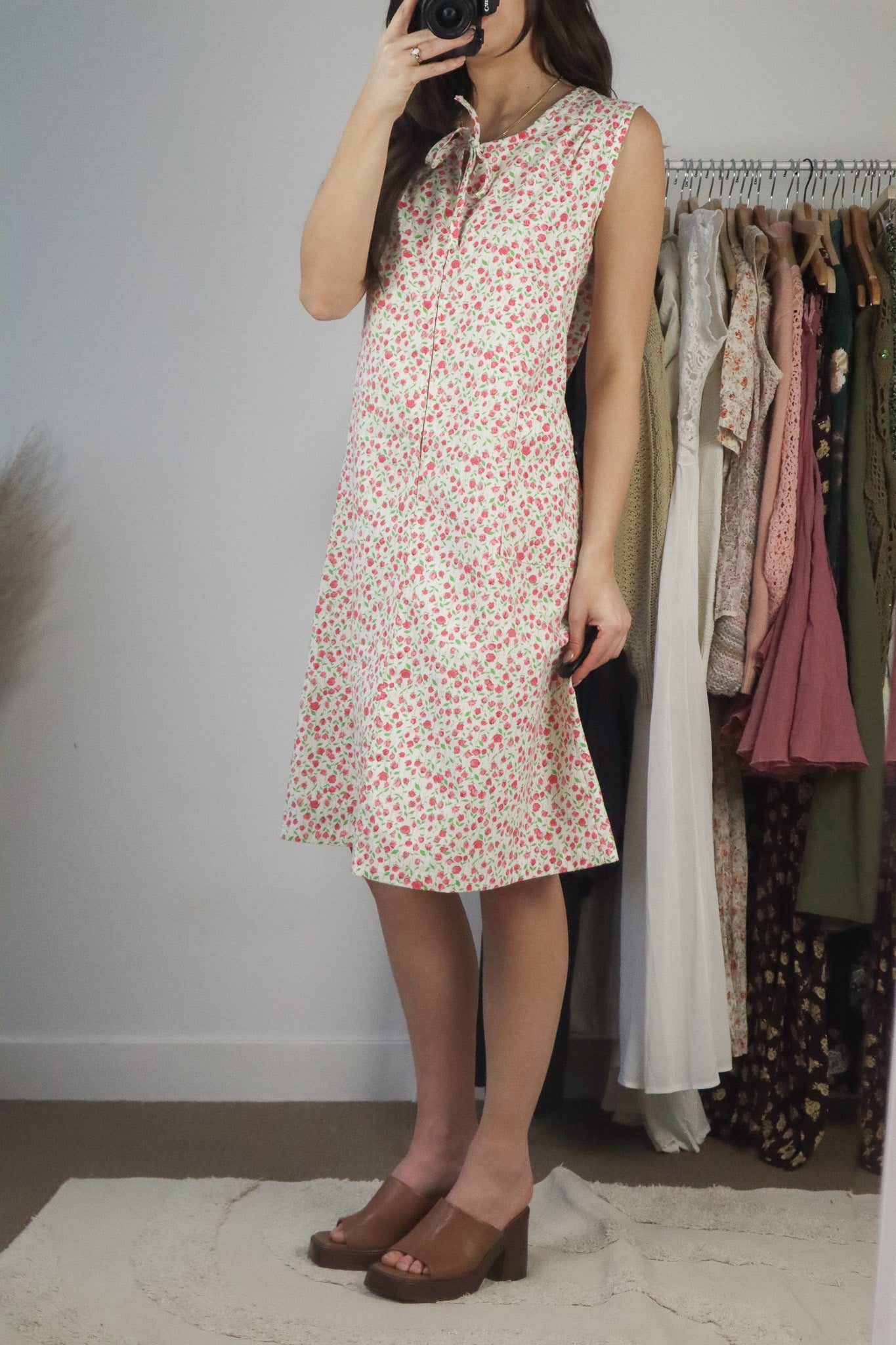 Made in Canada x Vintage x Floral Dress (M)