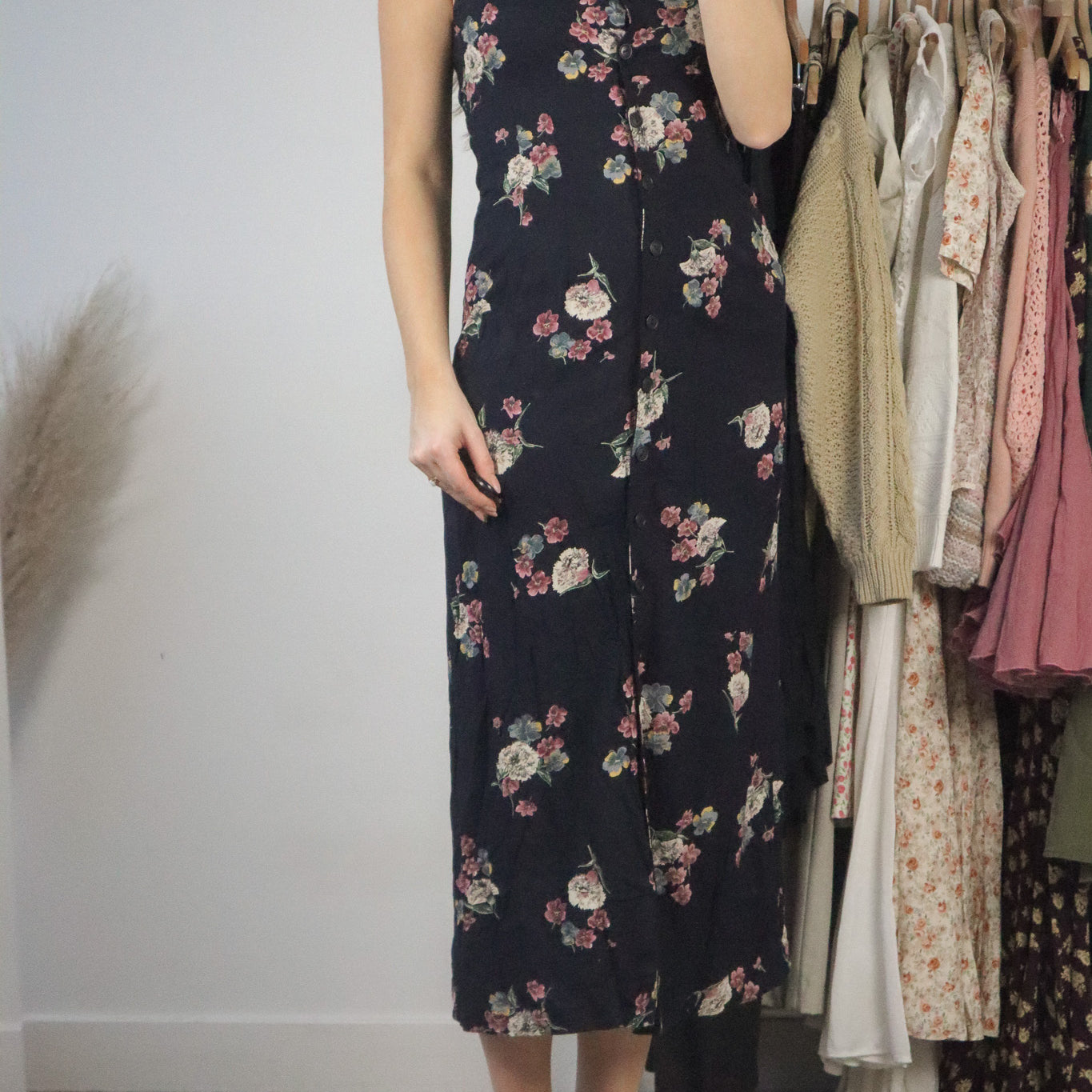 Made in Canada x Vintage x Floral Maxi Dress (2)