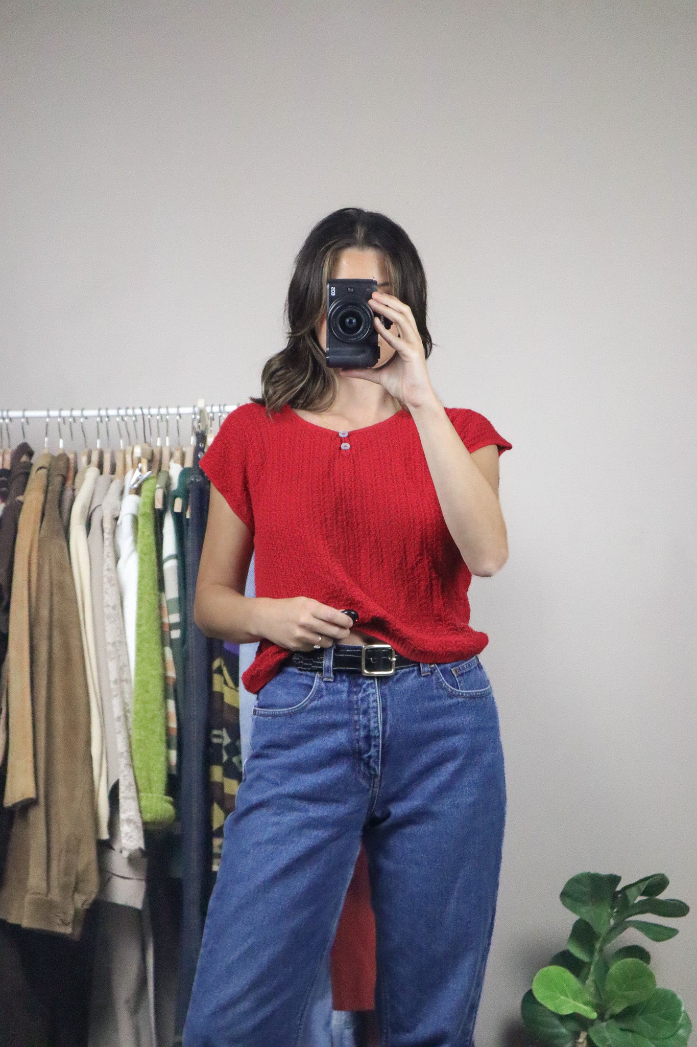 Made in Canada x Vintage x Short-Sleeve Knit (M)