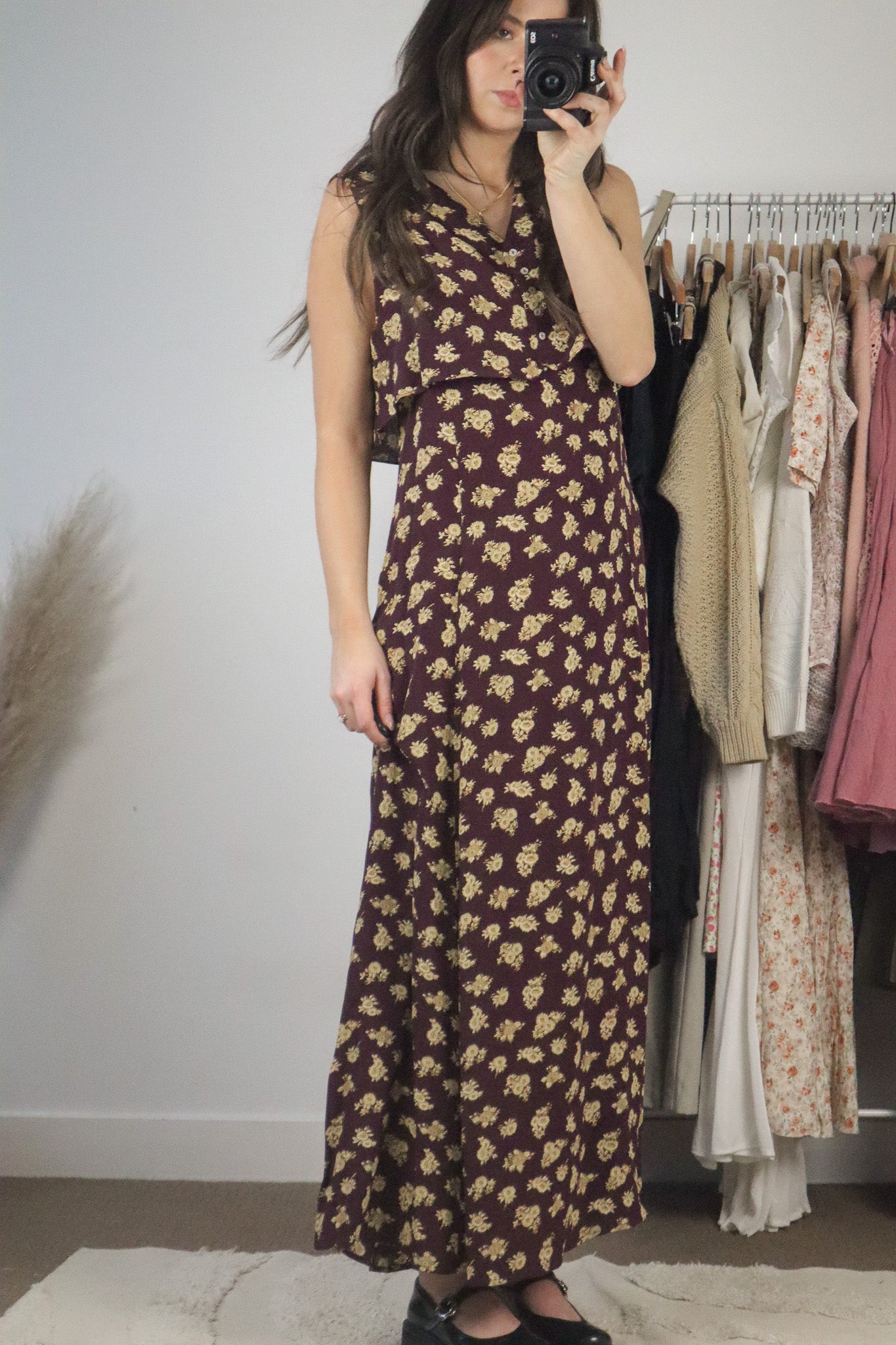 Made in the USA x Vintage x Floral Maxi Dress (6/8)