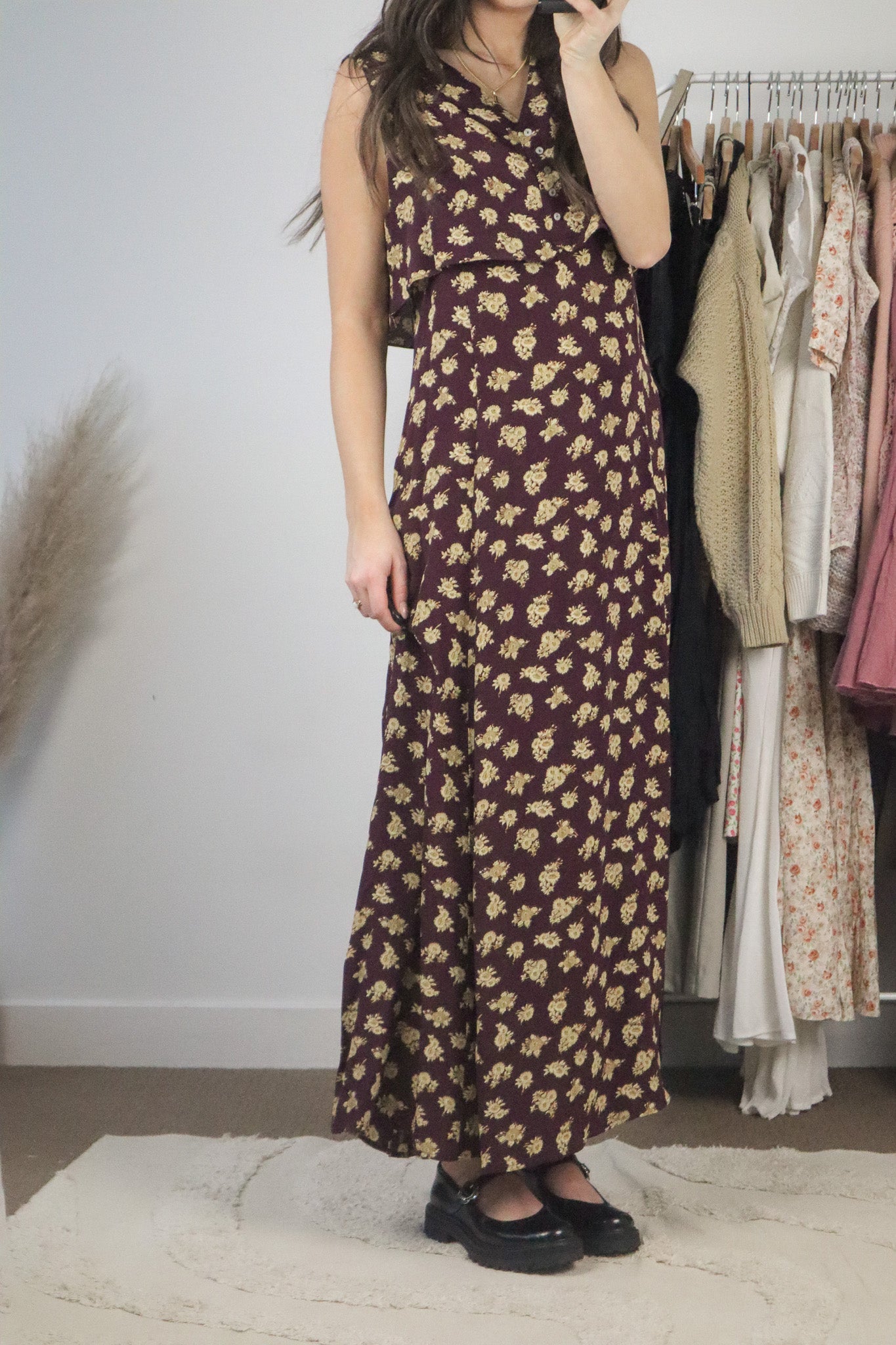 Made in the USA x Vintage x Floral Maxi Dress (6/8)