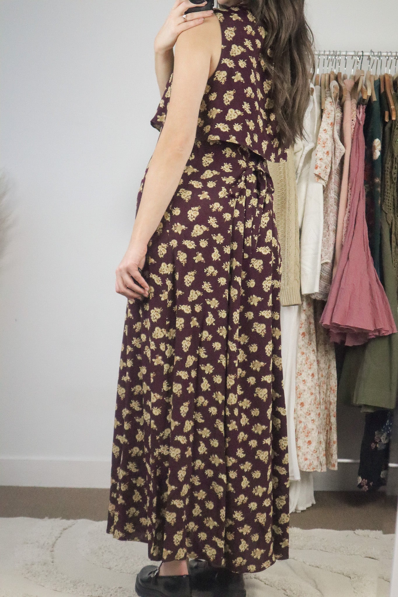 Made in the USA x Vintage x Floral Maxi Dress (6/8)