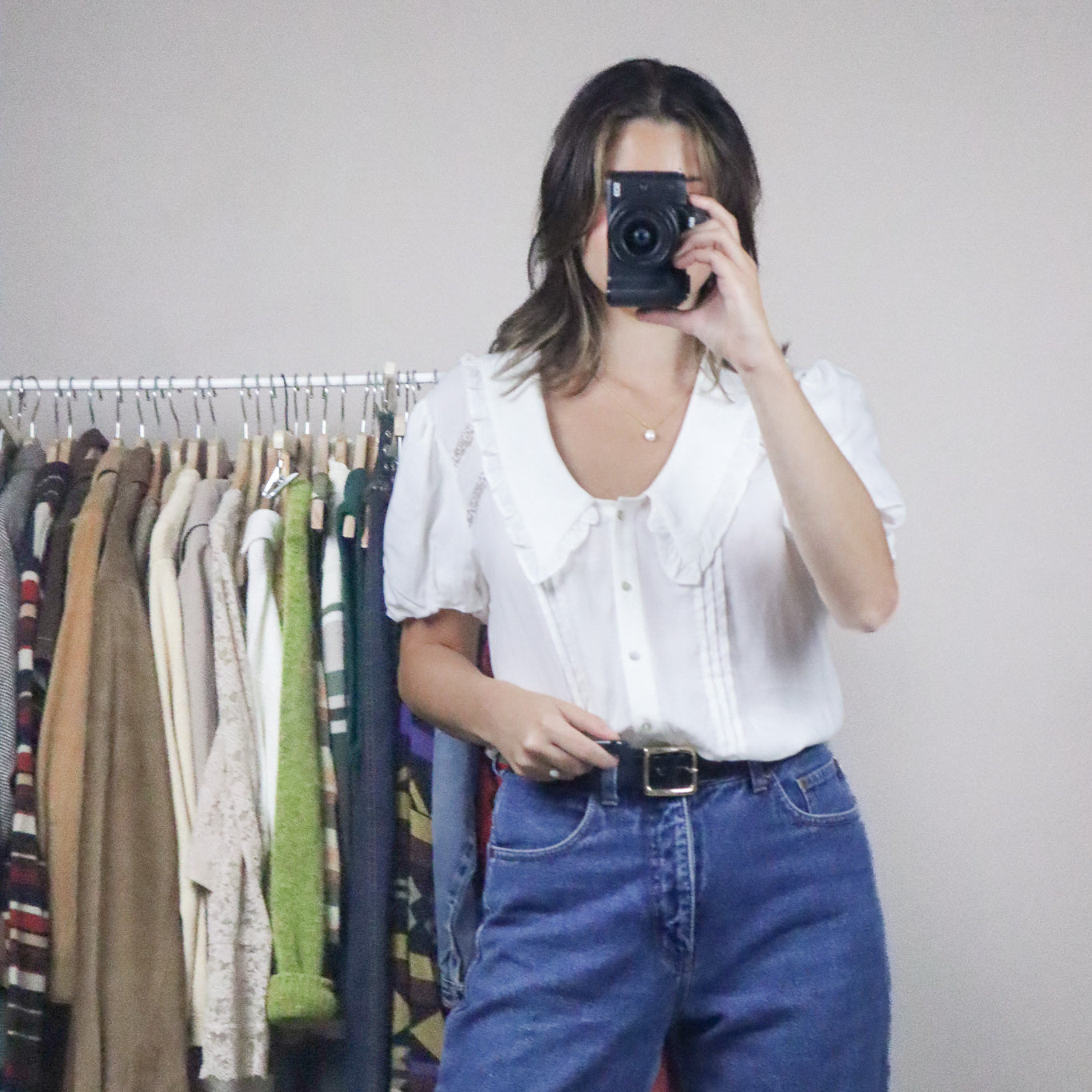 Modern x Peter-Pan Collared Blouse (S)