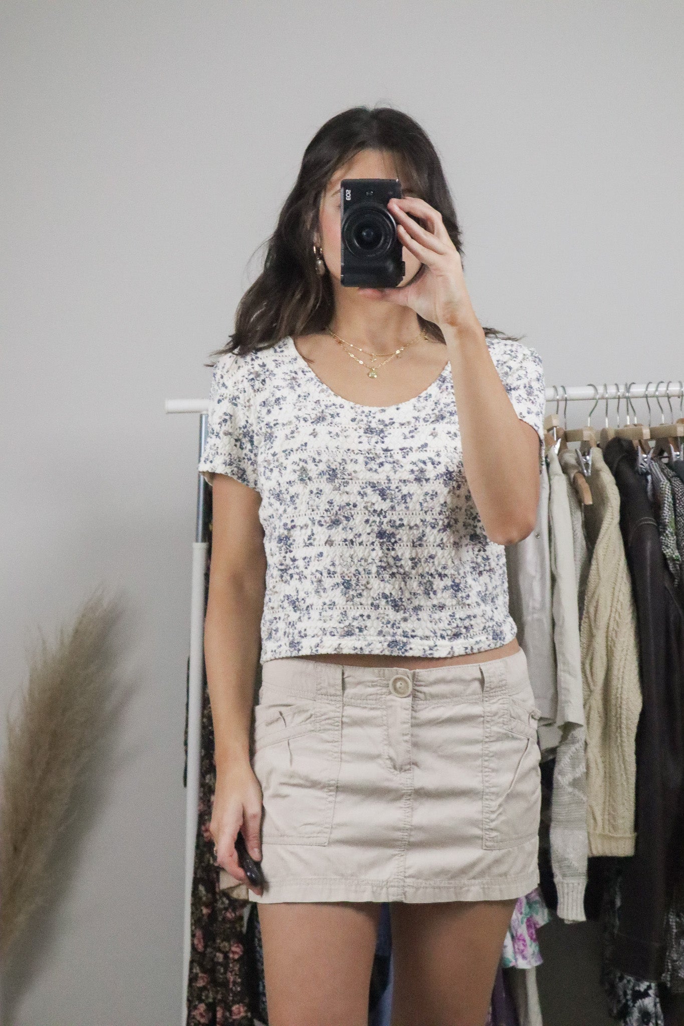 Vintage x Floral Textured Tee (L)