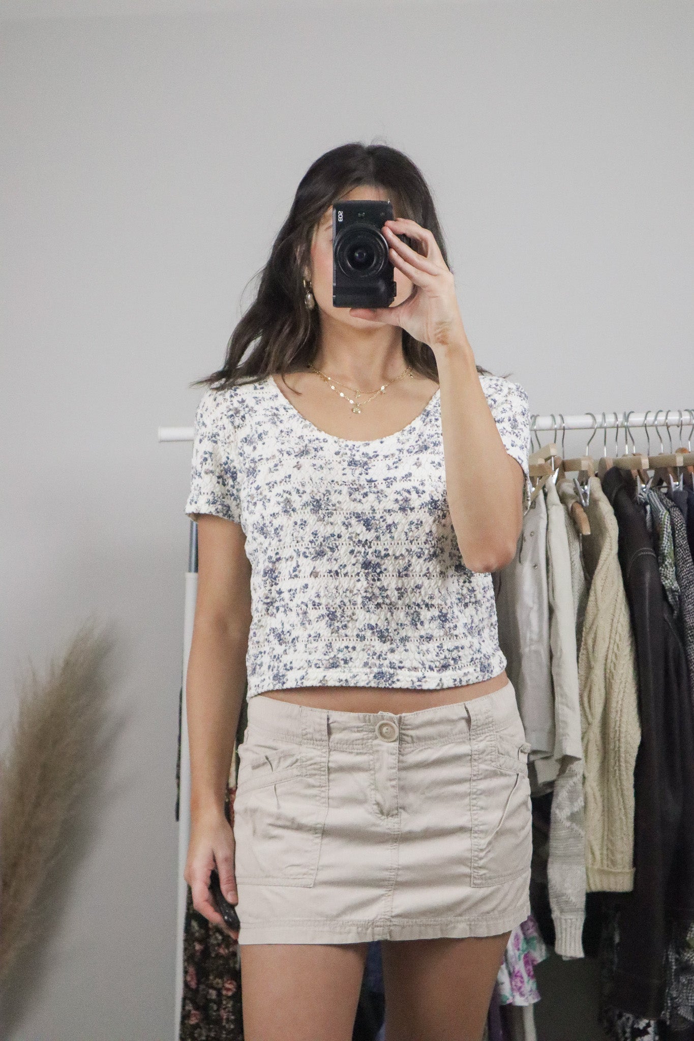 Vintage x Floral Textured Tee (L)