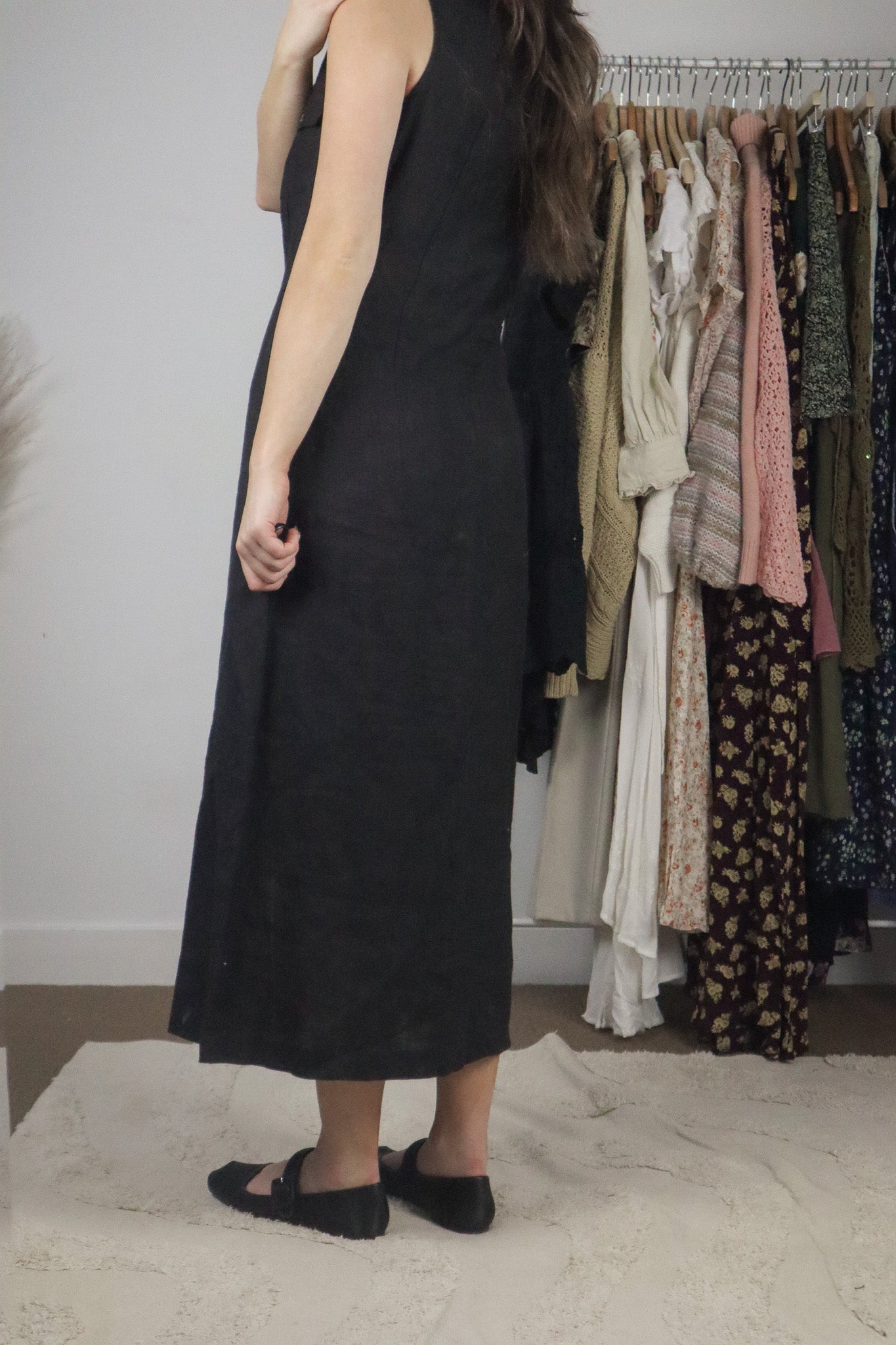 Vintage x Linen Button Down Dress (8)