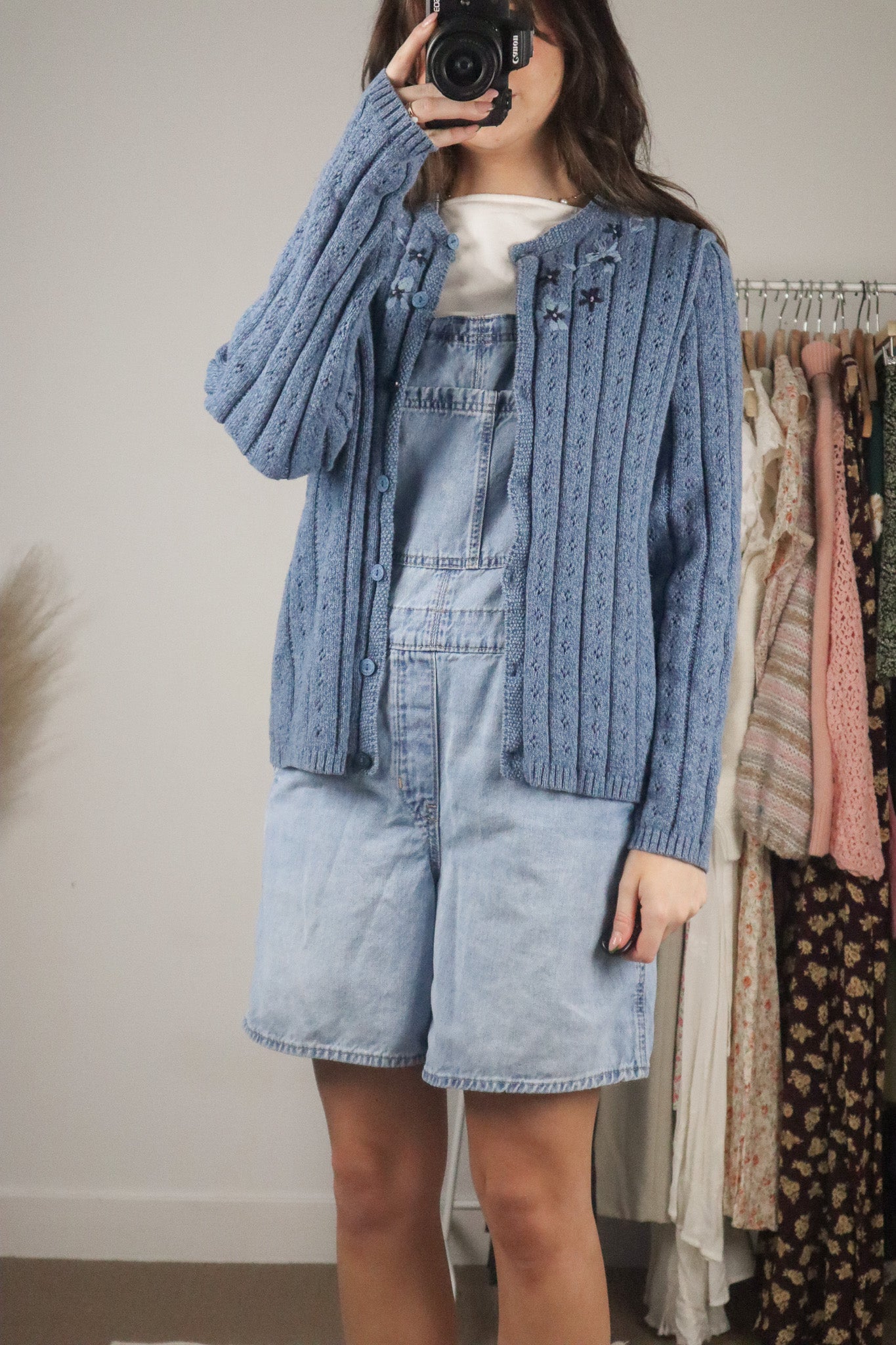 Vintage x Embroidered Cardigan (M)