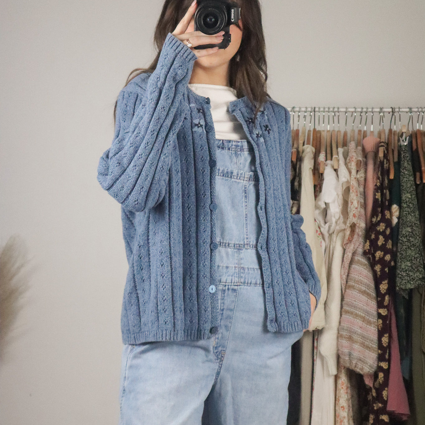 Vintage x Embroidered Cardigan (M)