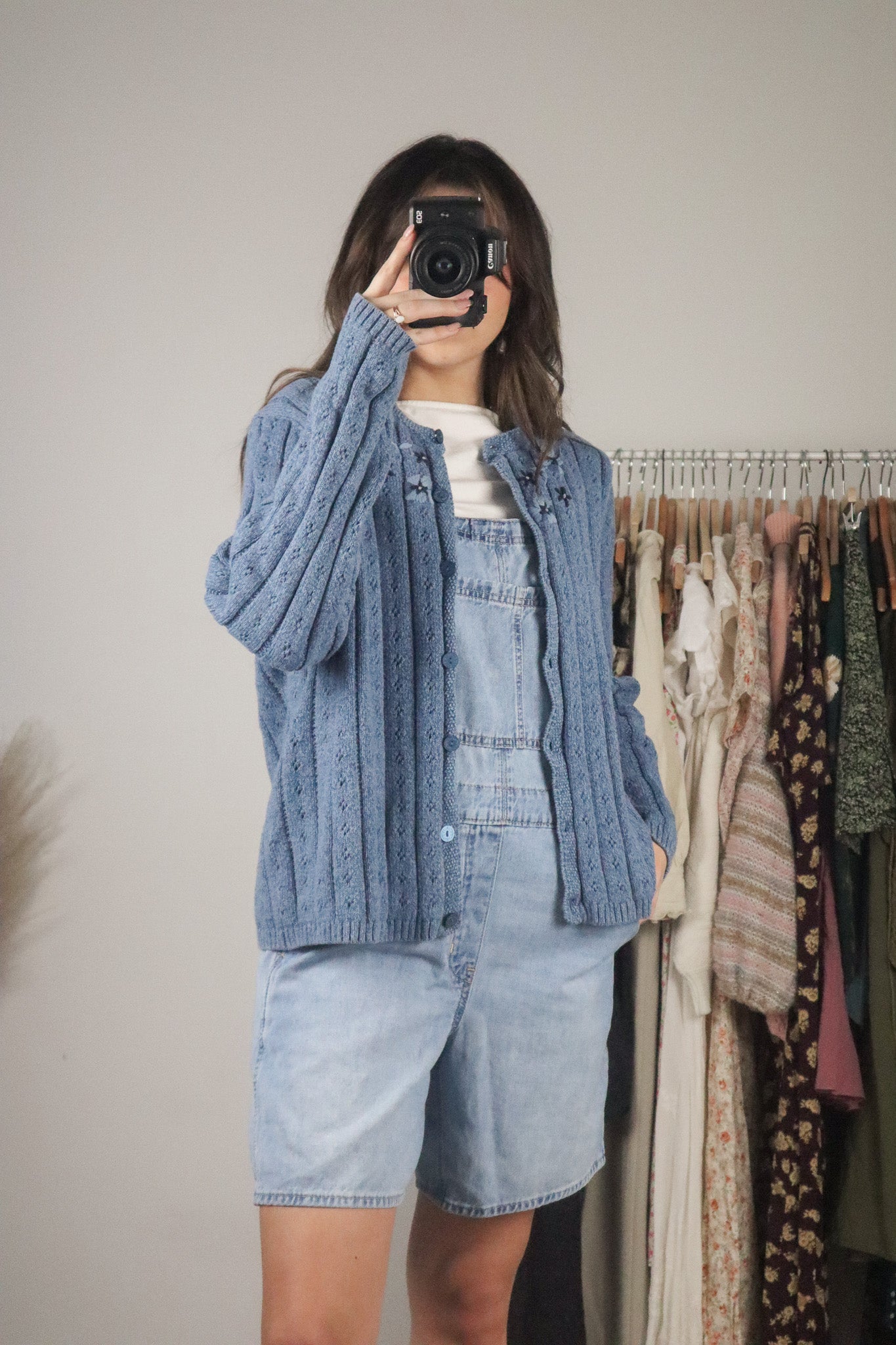 Vintage x Embroidered Cardigan (M)