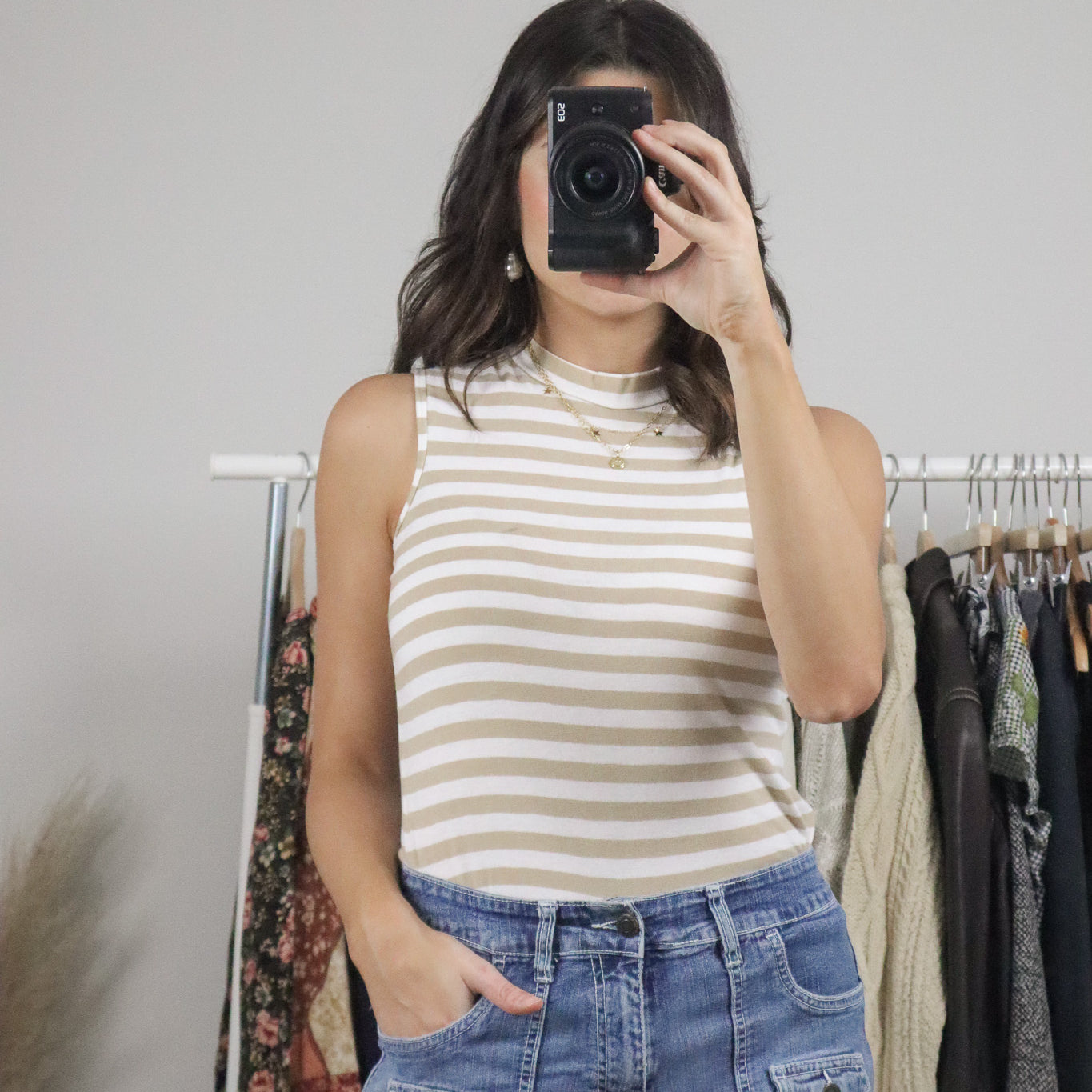 Vintage x Striped Tank (S)