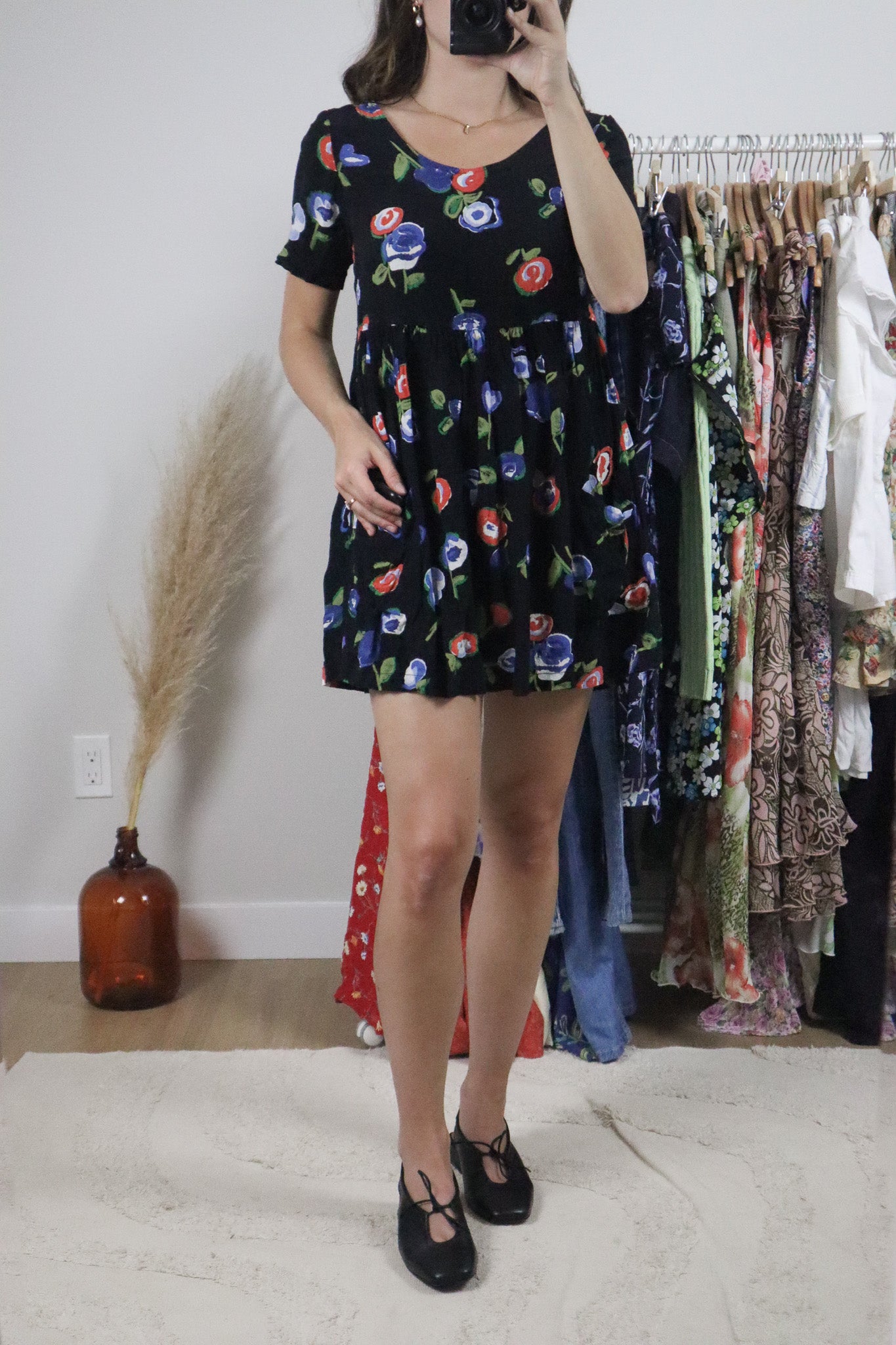 Made in USA x Vintage x Baby Doll Mini Dress (S)