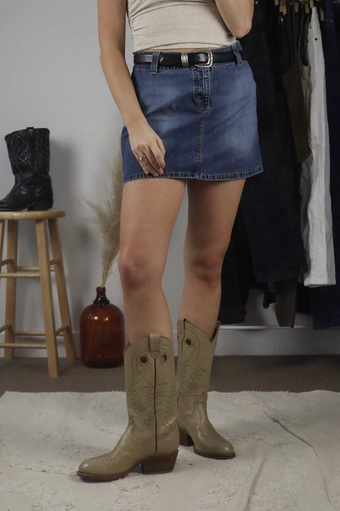Vintage x Denim Skirt (8)
