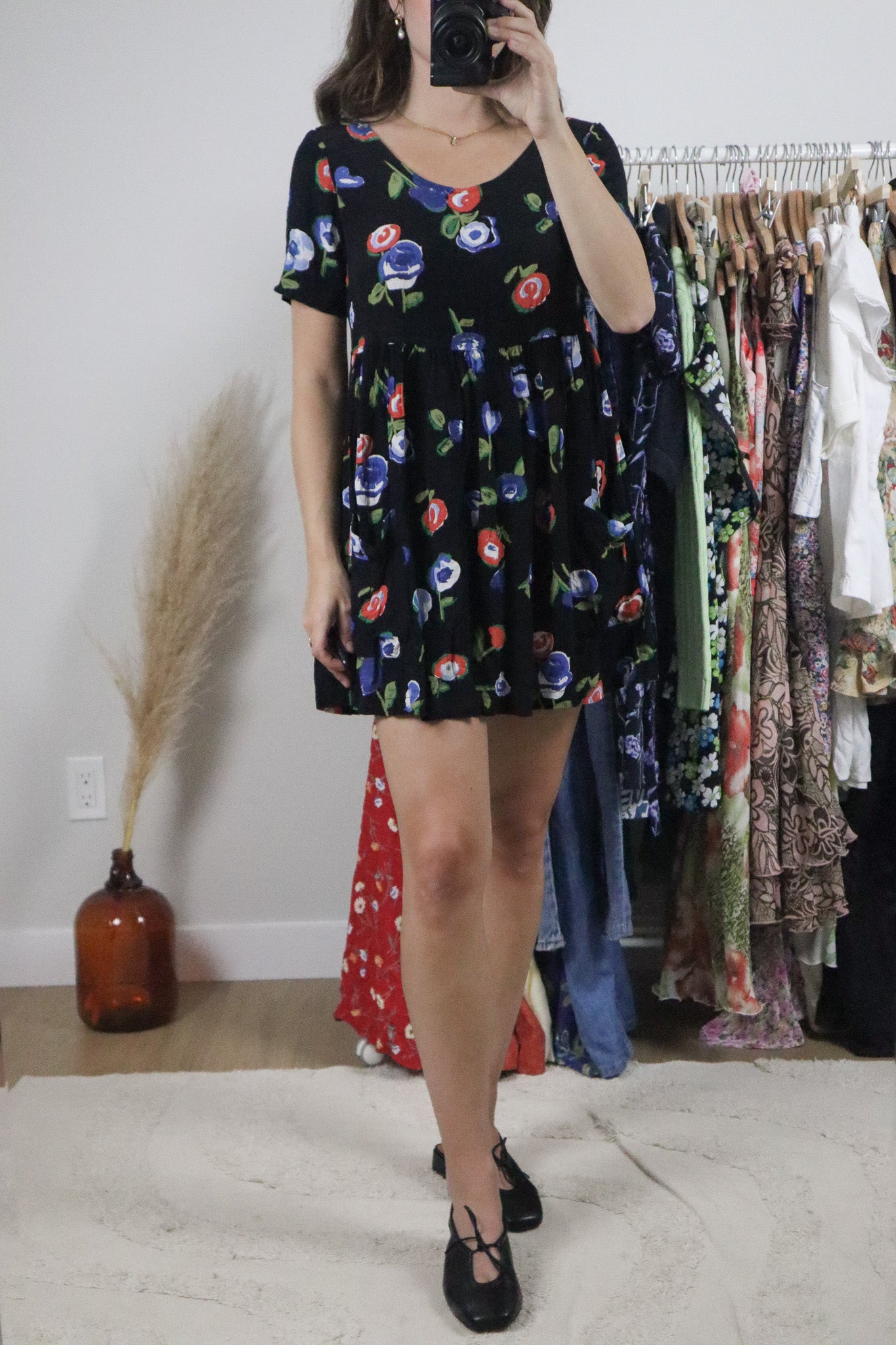 Made in USA x Vintage x Baby Doll Mini Dress (S)