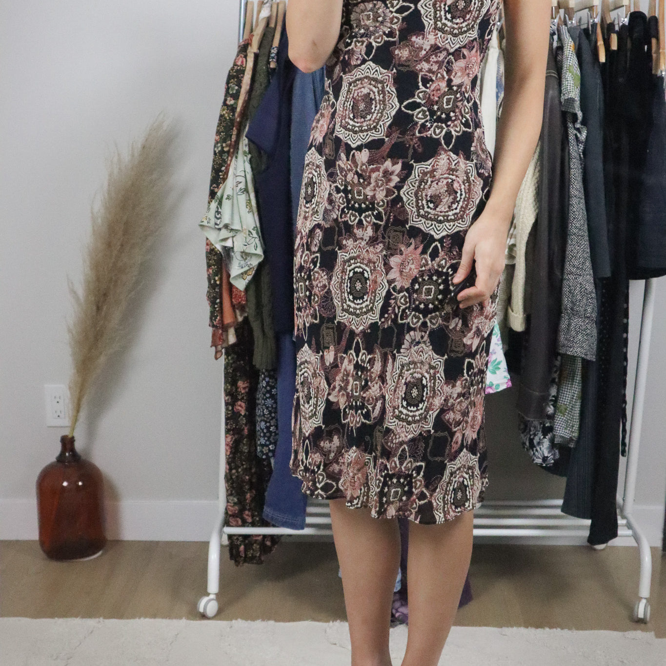 Made in Canada x Vintage x Patterned Dress (4/6)