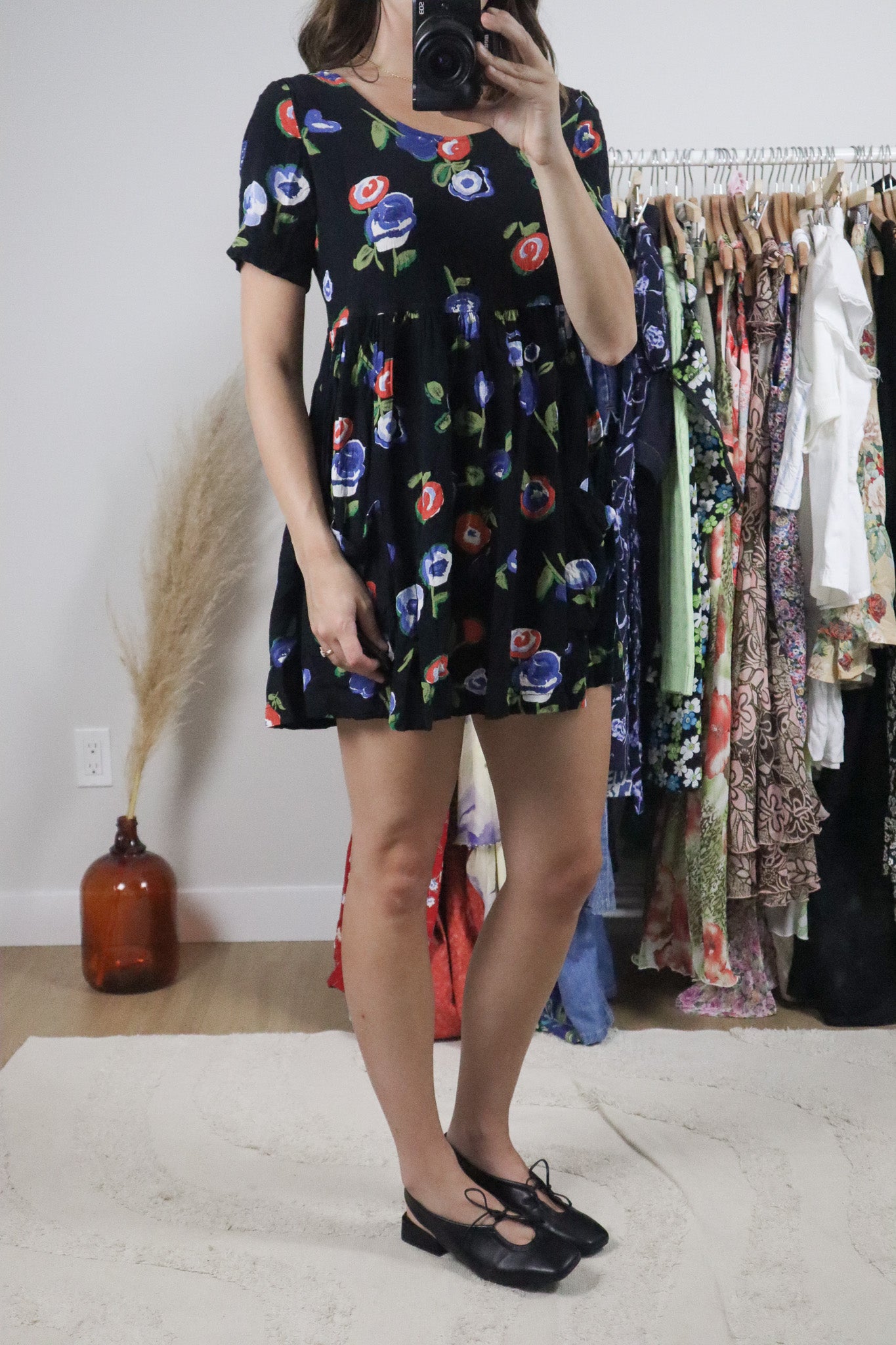 Made in USA x Vintage x Baby Doll Mini Dress (S)