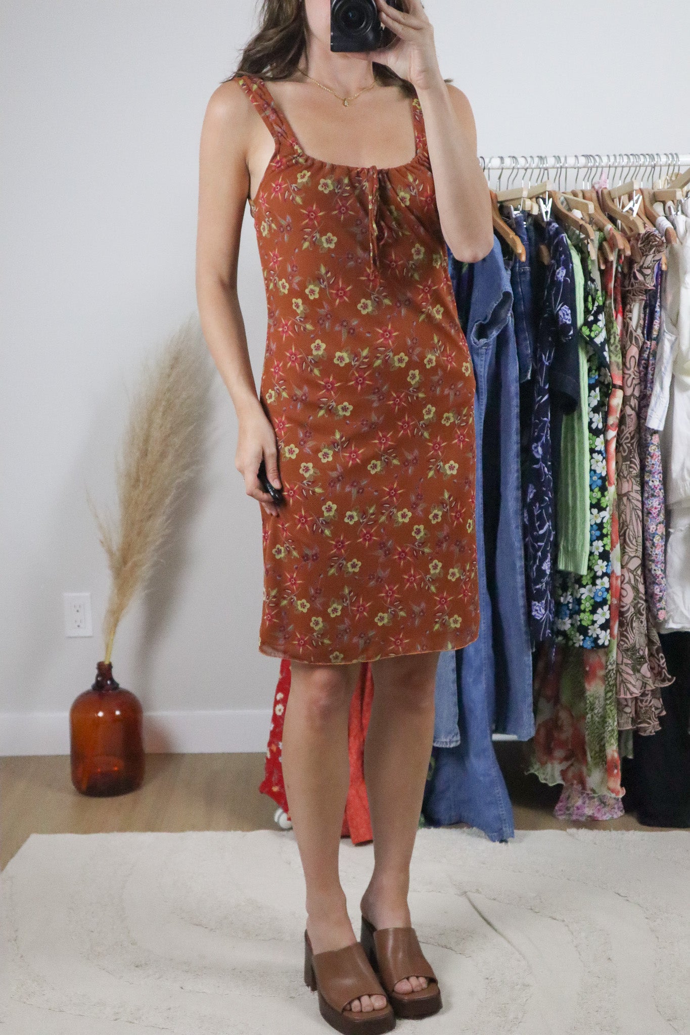 Made in Korea x Vintage x Floral Midi Dress (4)