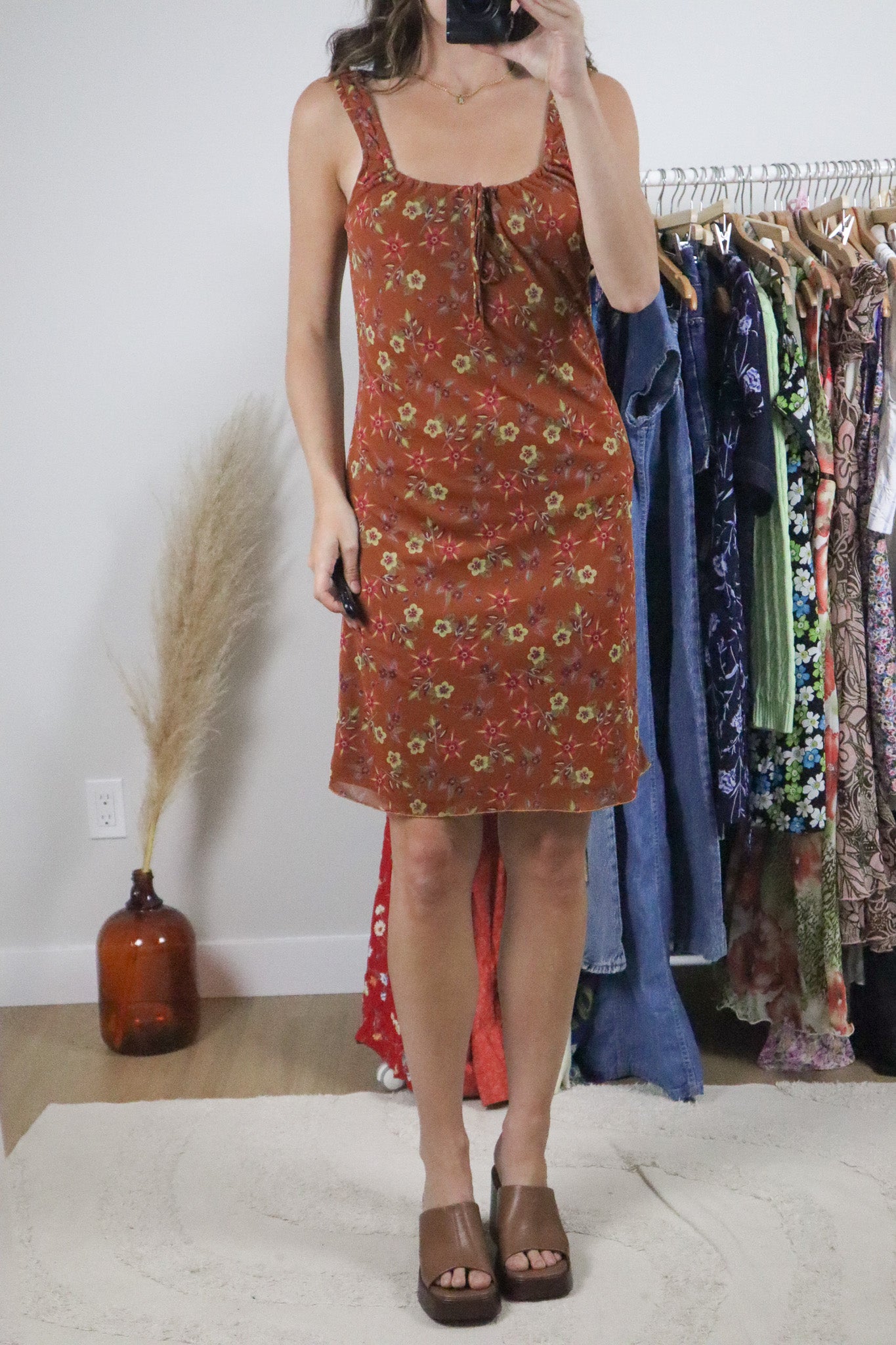 Made in Korea x Vintage x Floral Midi Dress (4)