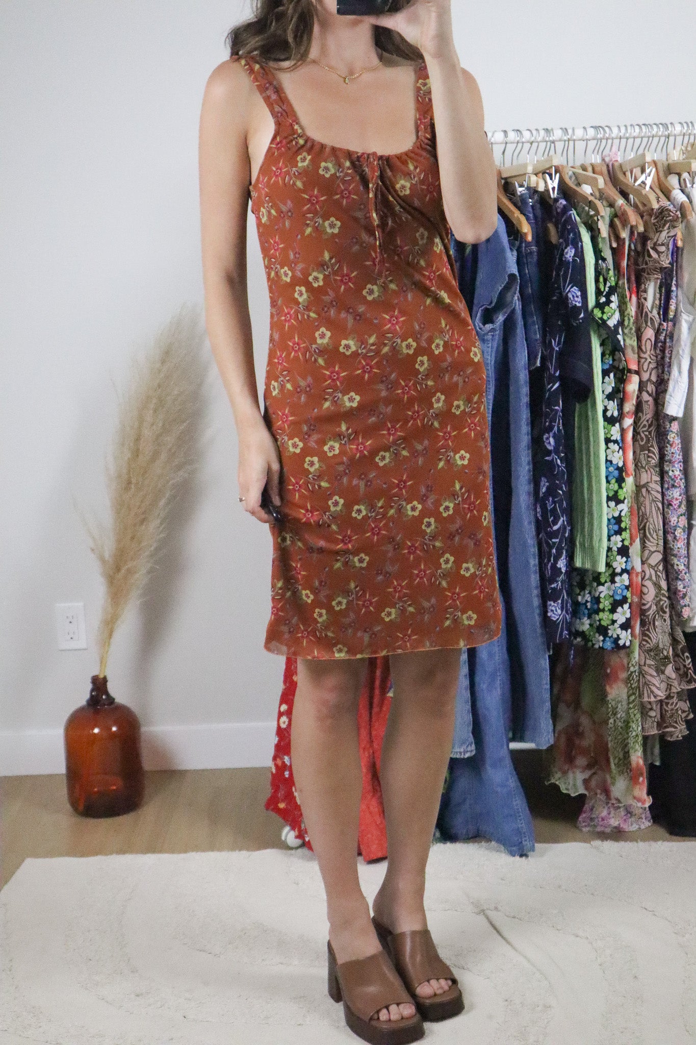 Made in Korea x Vintage x Floral Midi Dress (4)