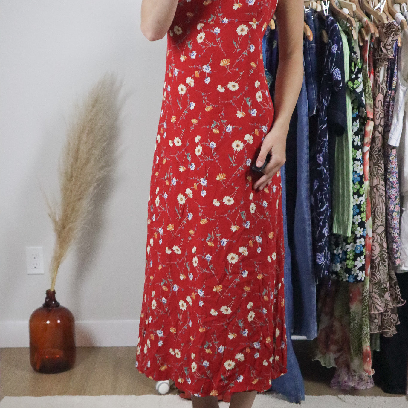 Vintage x Floral Maxi Dress (10)